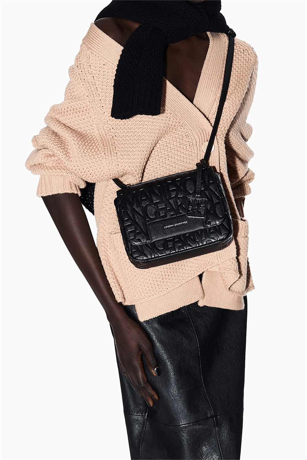 Armani Exchange Kadın Mini Omuz Çantası Siyah