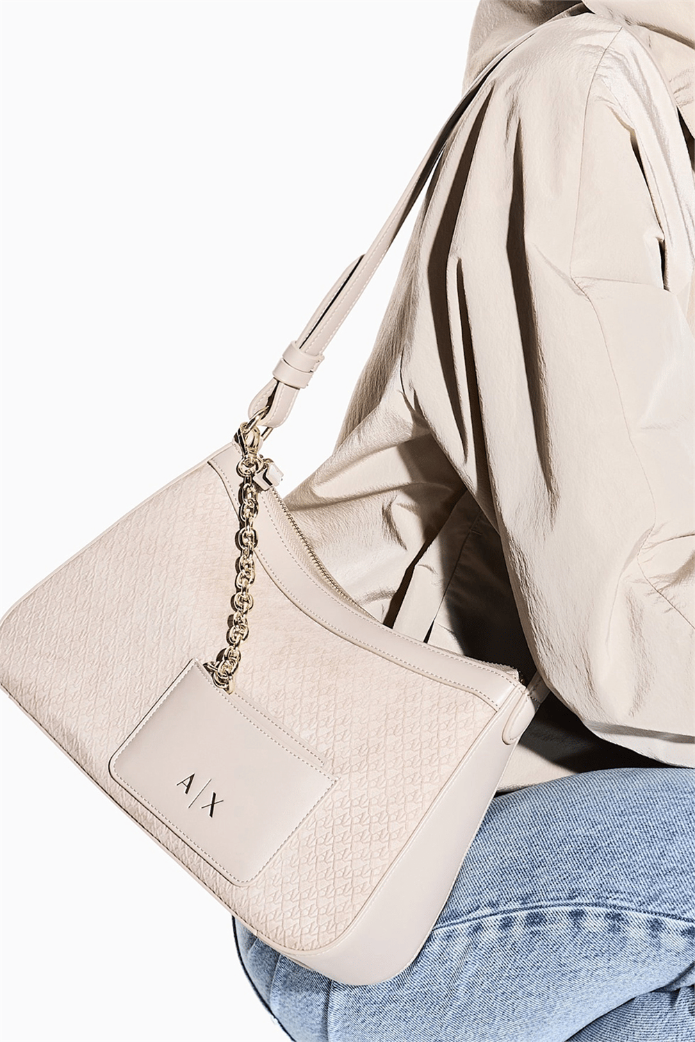 Armani Exchange Kadın Omuz Çantası Kum beji