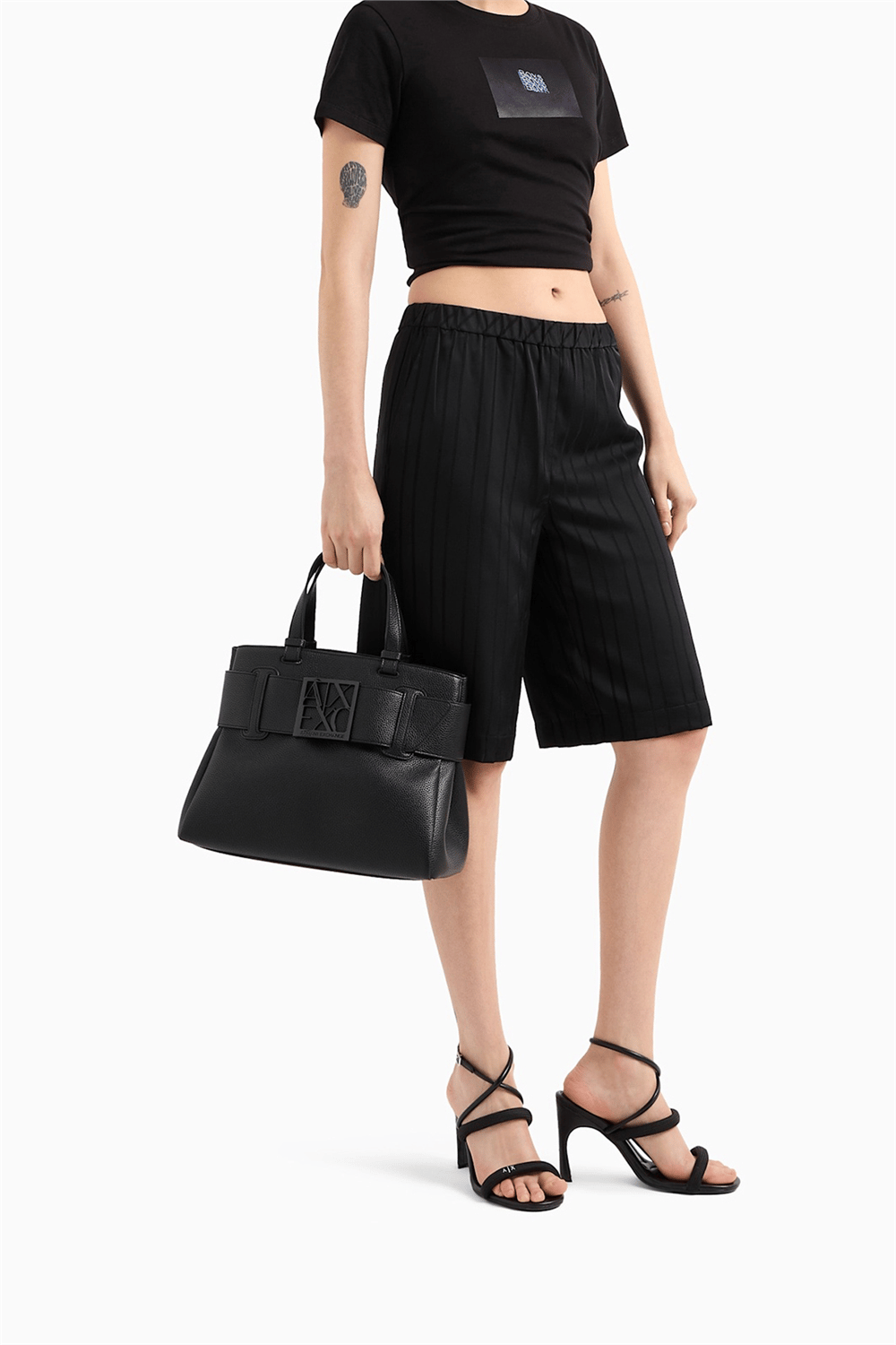Armani Exchange Kadın Omuz Çantası Siyah