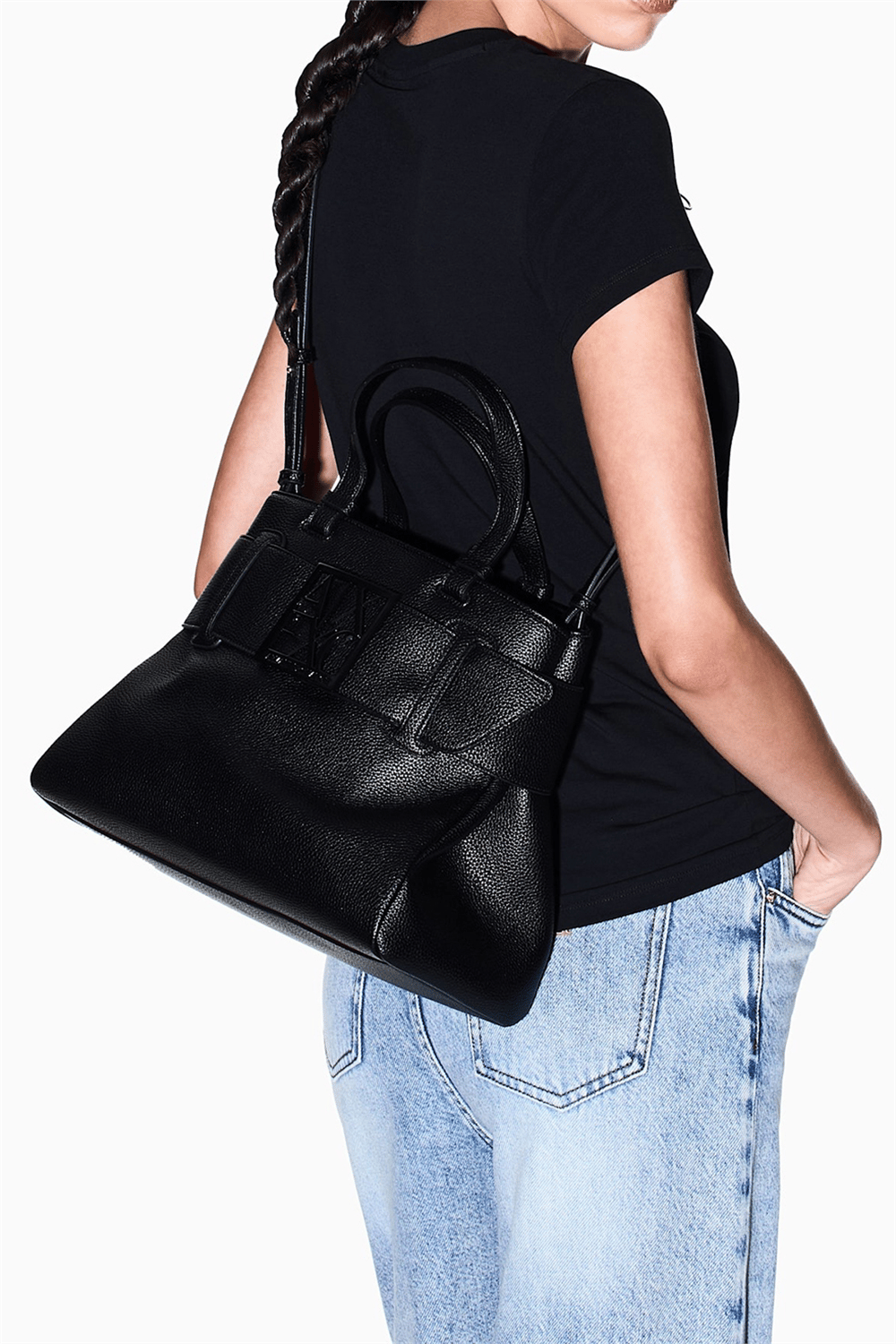 Armani Exchange Kadın Omuz Çantası Siyah