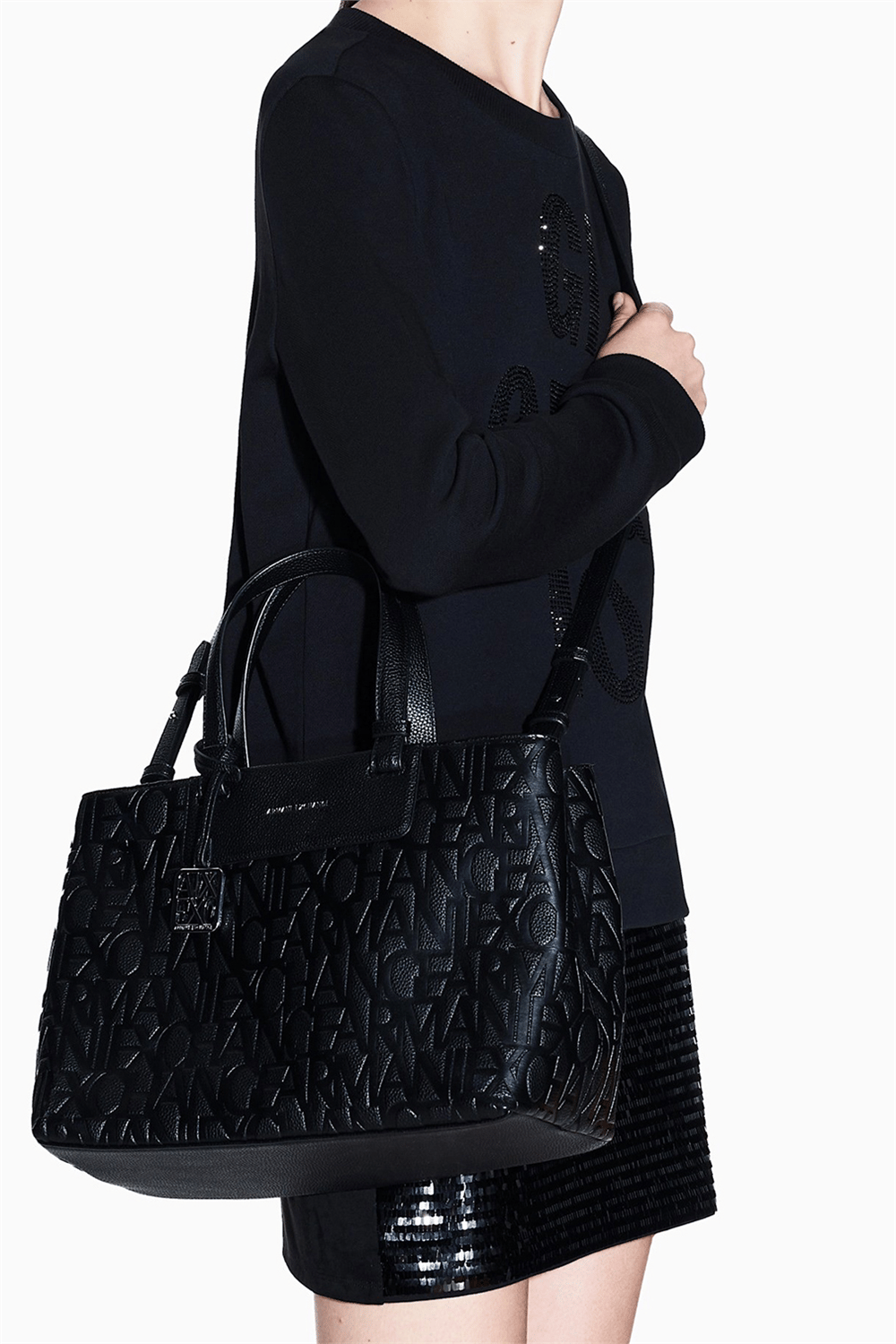 Armani Exchange Kadın Omuz Çantası Siyah