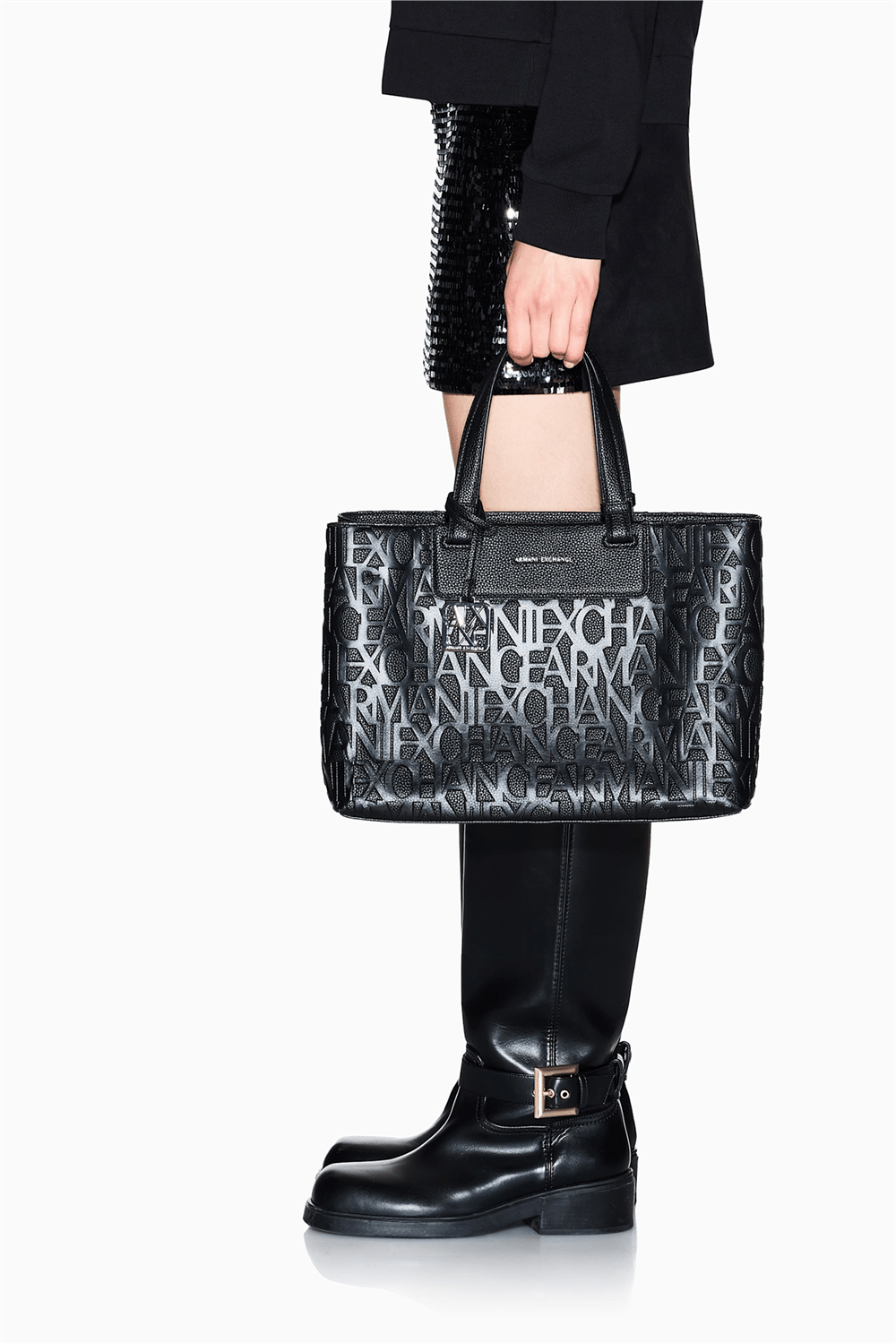 Armani Exchange Kadın Omuz Çantası Siyah