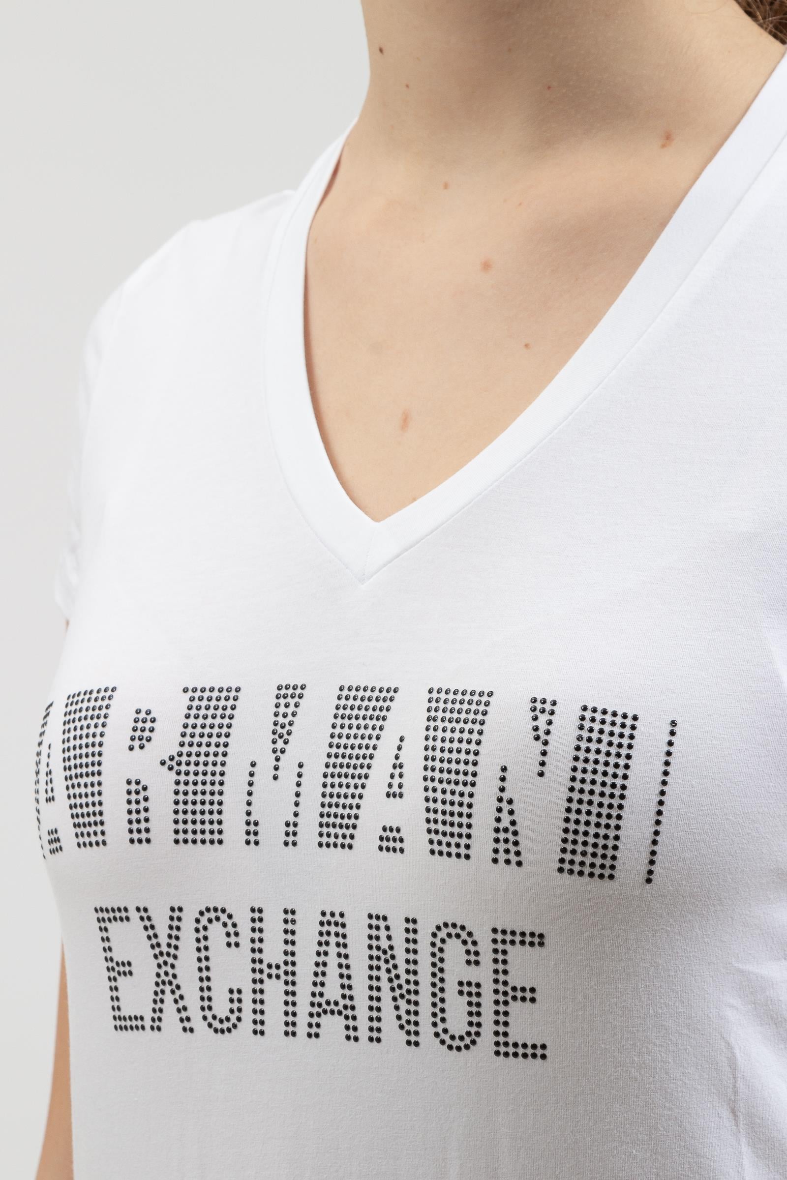 Armani Exchange Kadın V Yaka T-Shirt