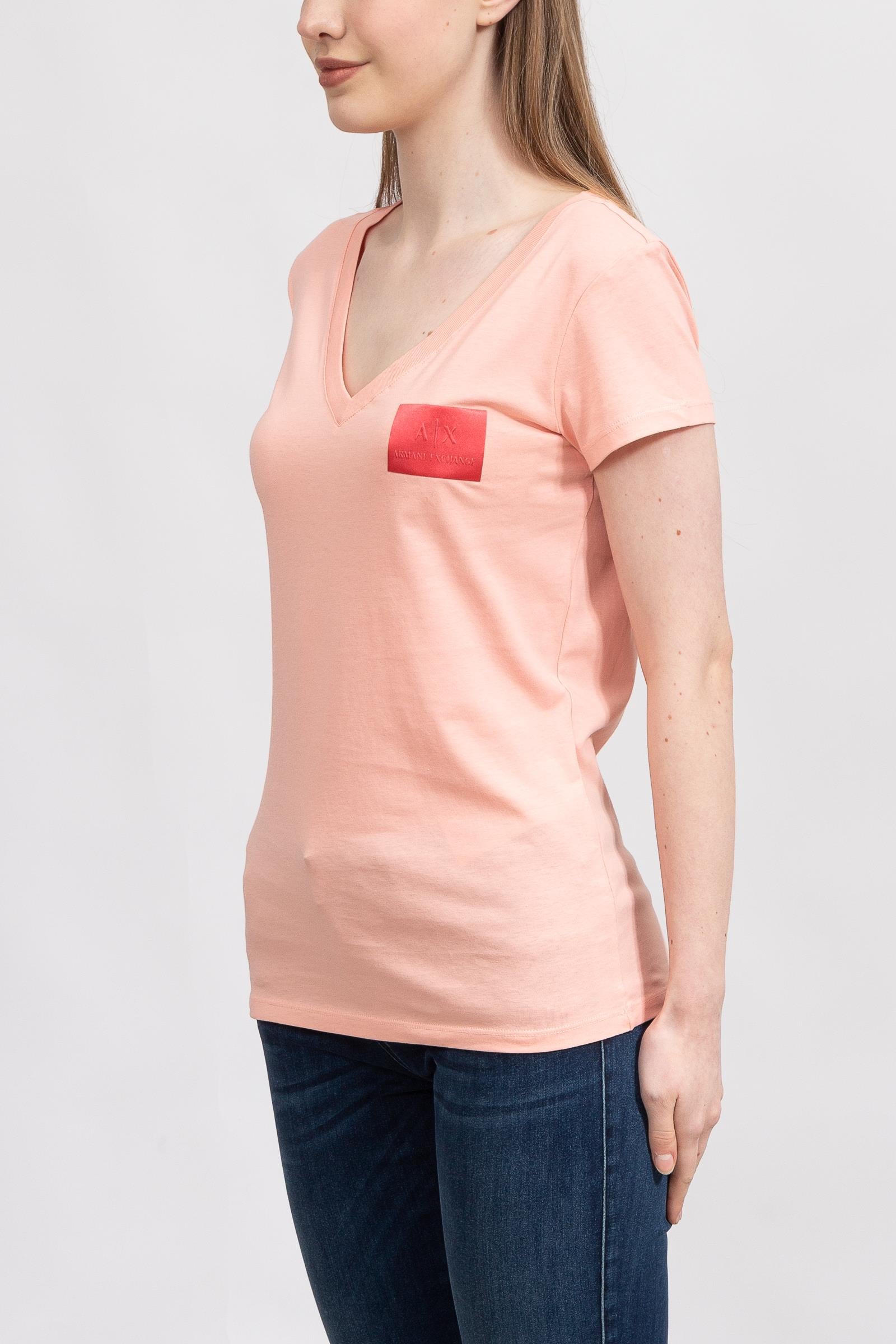 Armani Exchange Kadın V Yaka T-Shirt