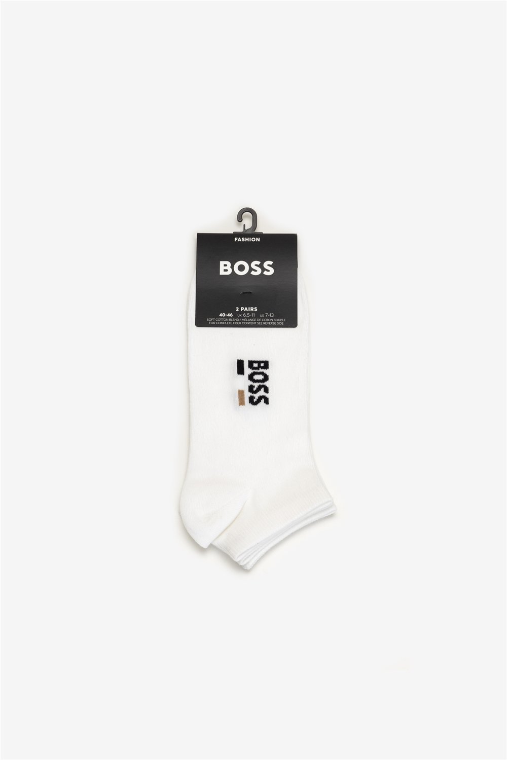 Boss 2P As Iconic Logo Cc Erkek 2li Çorap Beyaz