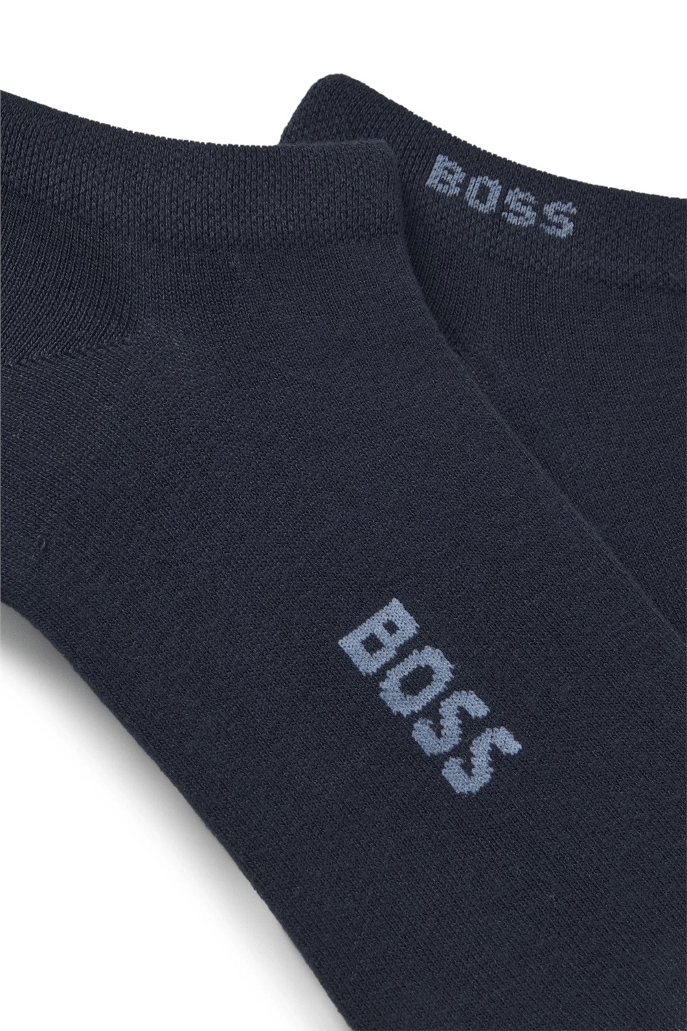 BOSS 2P As Logo Bamboo Erkek 2li Çorap Mavi
