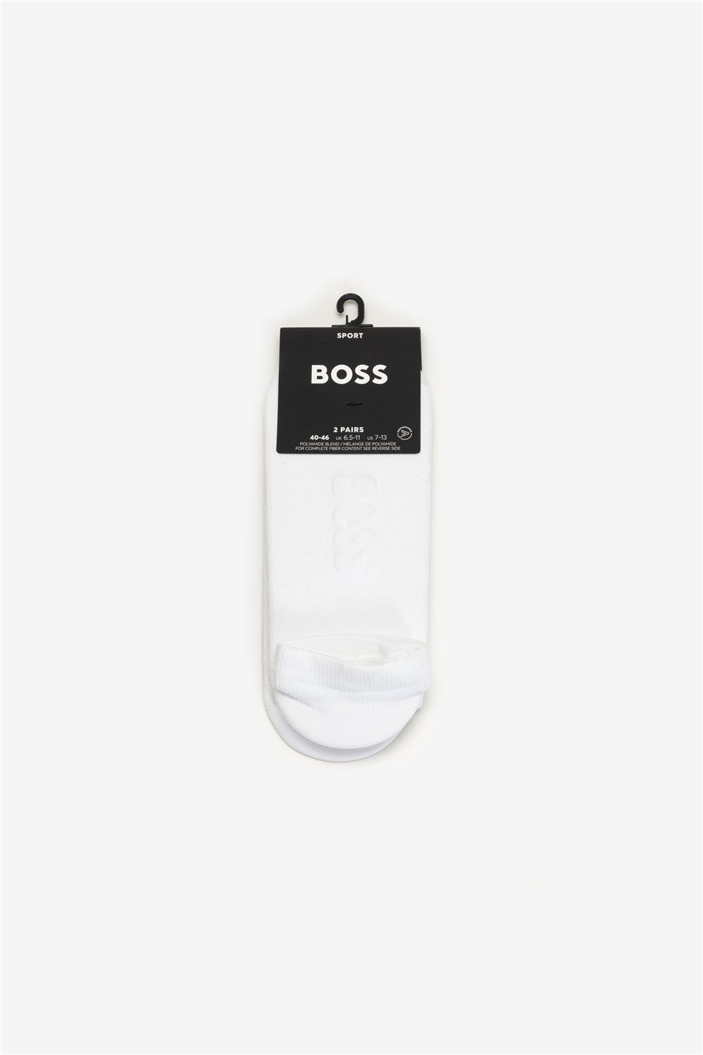 Boss 2P As Oxigen Erkek 2li Çorap Beyaz
