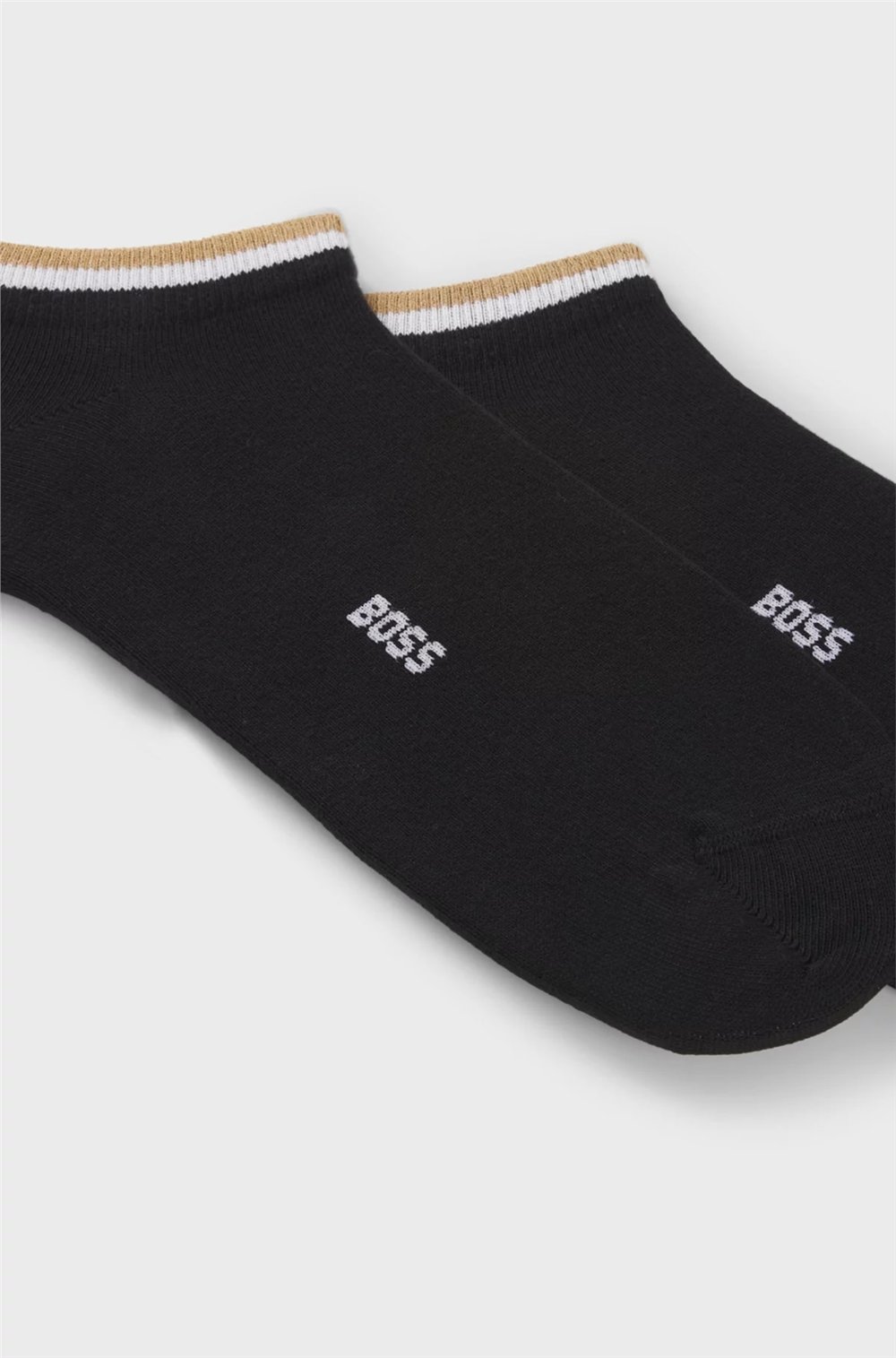Boss 2P As Uni Stripe Cc Erkek 2li Çorap Siyah