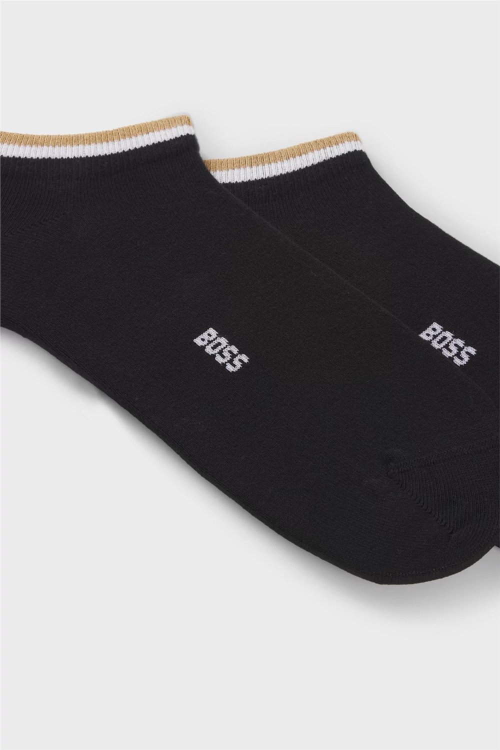 Boss 2P As Uni Stripe Cc Erkek 2li Çorap Siyah