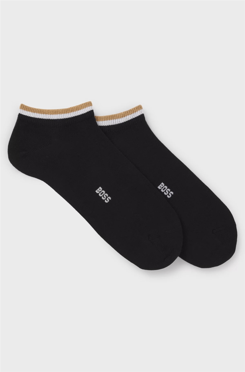 Boss 2P As Uni Stripe Cc Erkek 2li Çorap Siyah