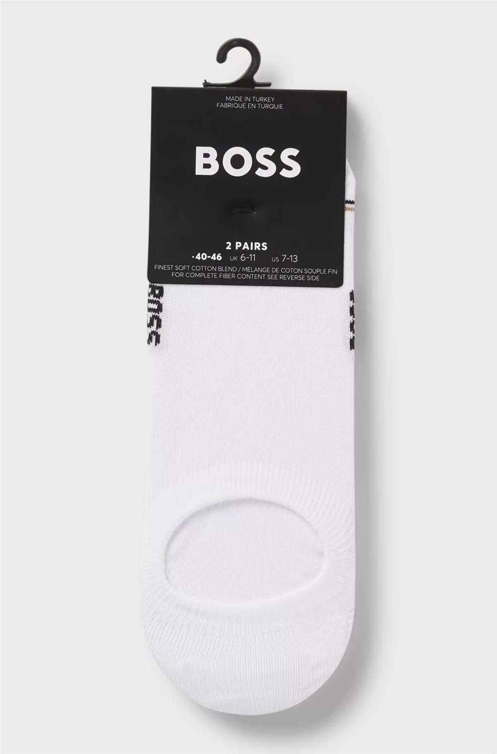 Boss 2P Lc Iconic Cc Erkek 2li Çorap Beyaz