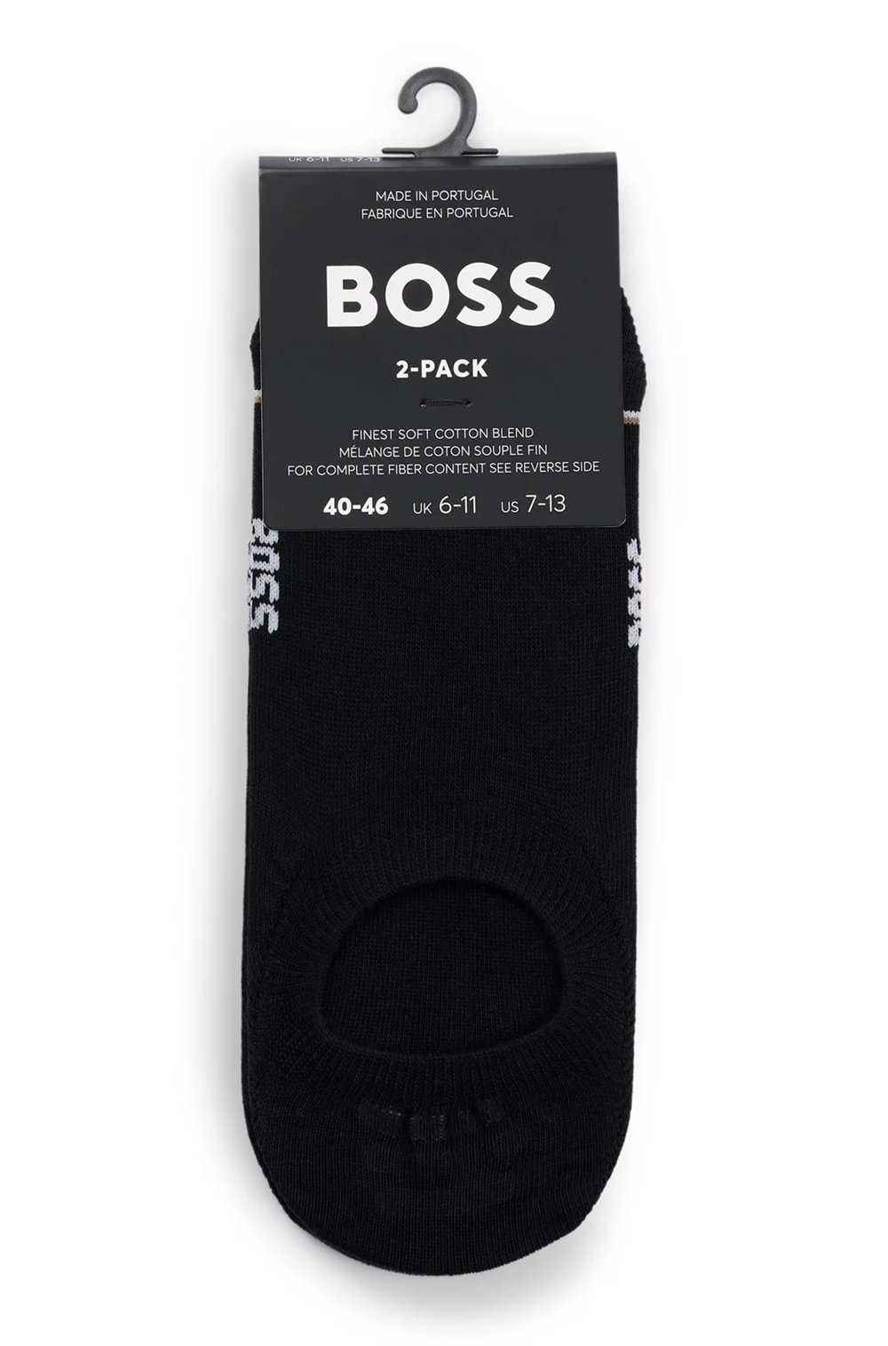 Boss 2P Lc Iconic Cc Erkek 2li Çorap Siyah