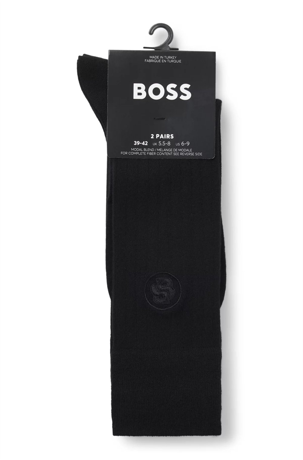 Boss 2Prs Bb Softtouch Md Erkek 2li Çorap Siyah