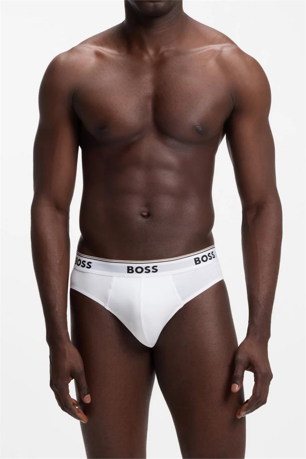 BOSS Brief 3P Power Erkek 3lü Boxer Beyaz