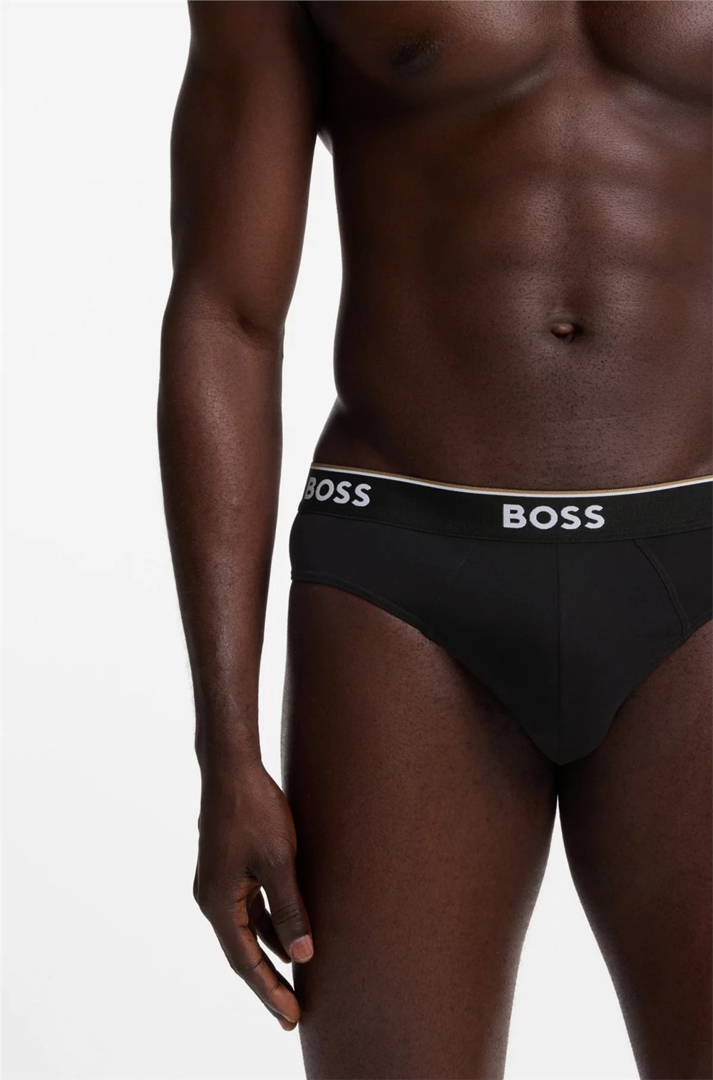 BOSS Brief 3P Power Erkek 3lü Boxer Siyah