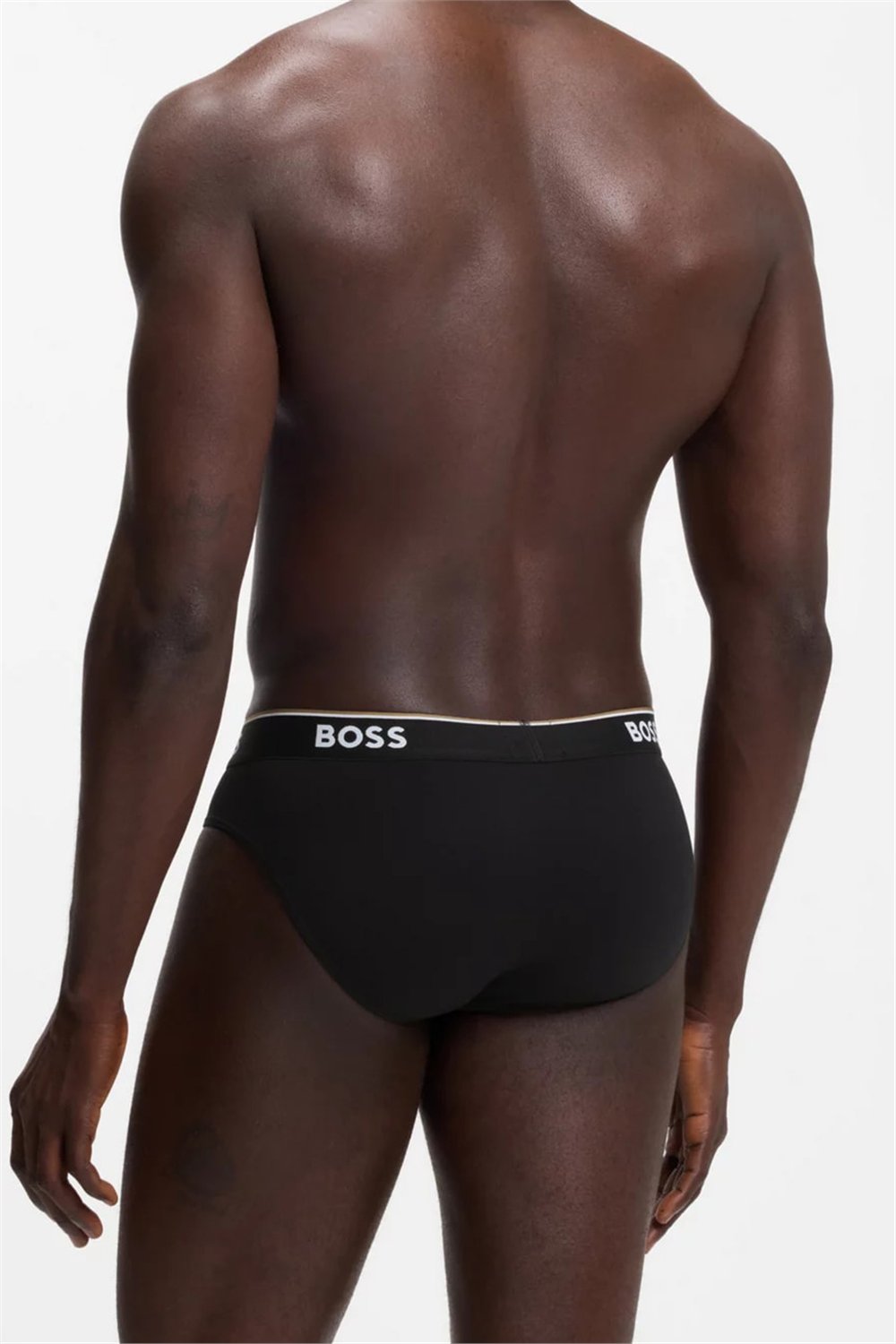 BOSS Brief 3P Power Erkek 3lü Boxer Siyah