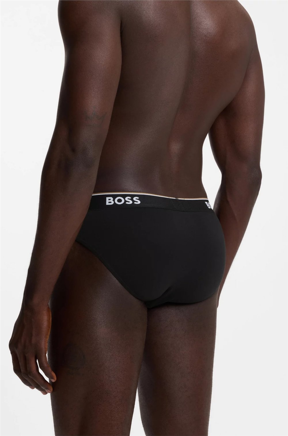 BOSS Brief 3P Power Erkek 3lü Boxer Siyah