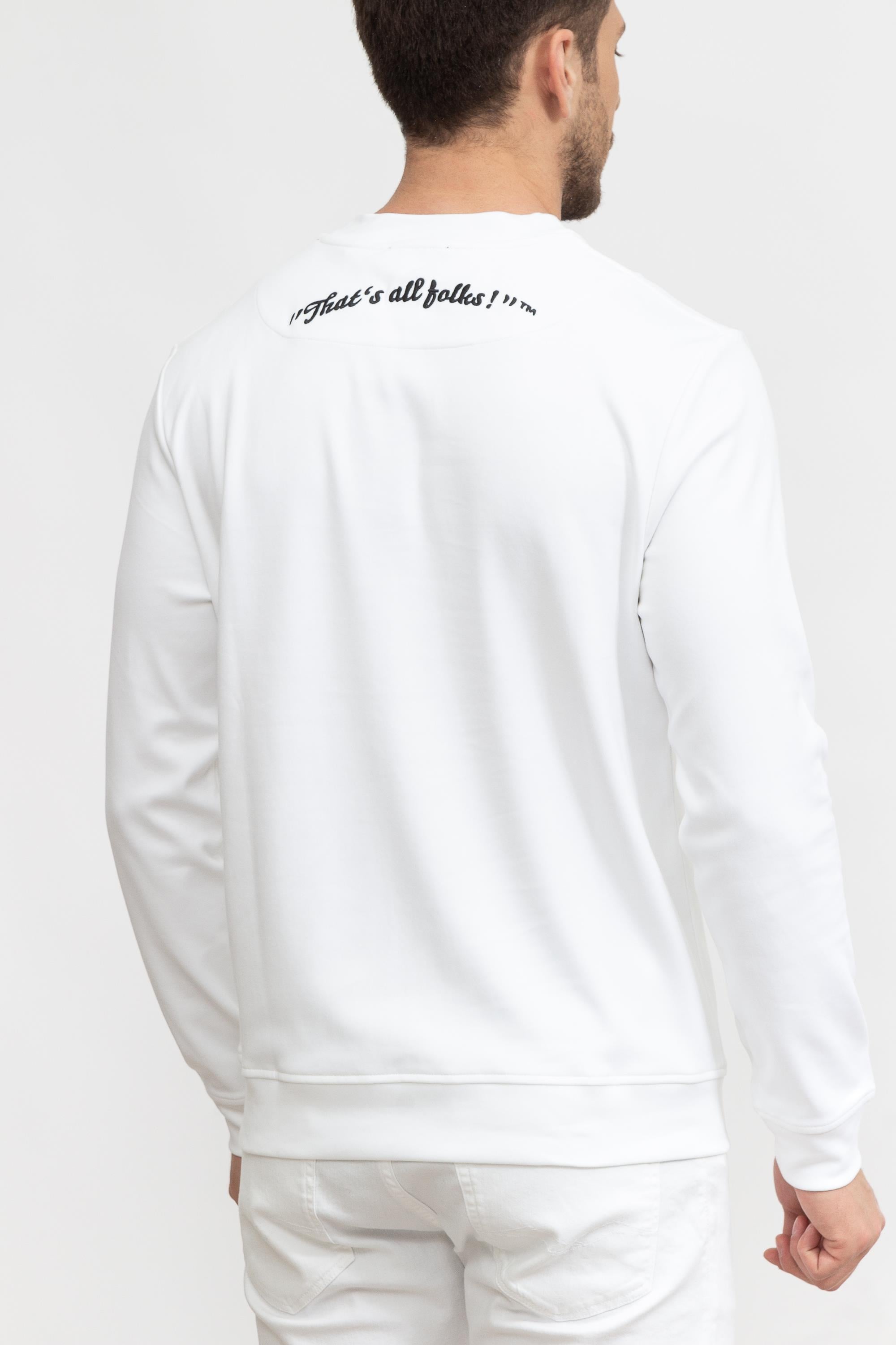 Boss Bun Erkek Bisiklet Yaka Sweatshirt