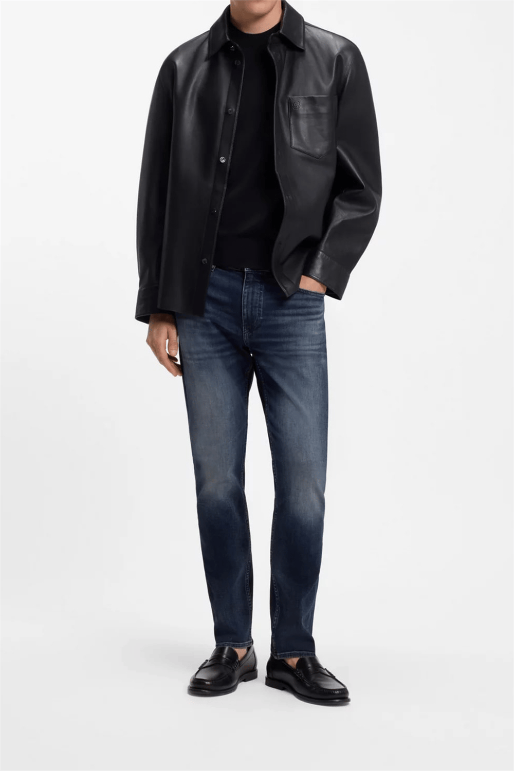 BOSS C Delaware Erkek Jean Pantolon Mavi