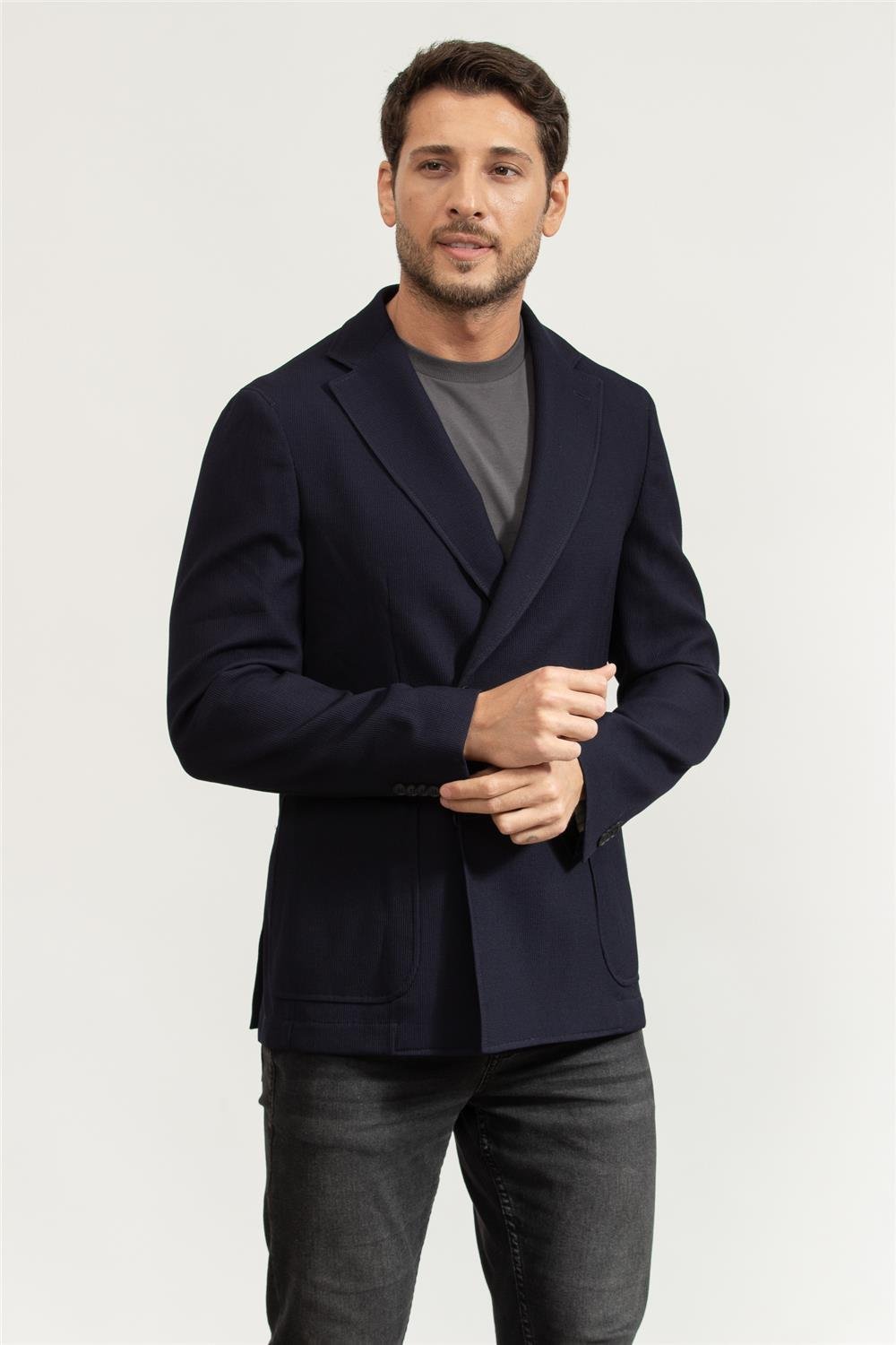 BOSS C-Hanry-DB Erkek Blazer Ceket