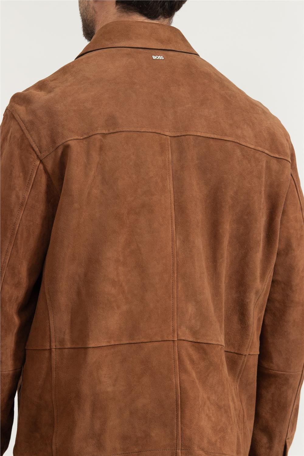 BOSS C-Markuedo Erkek Süet Mont