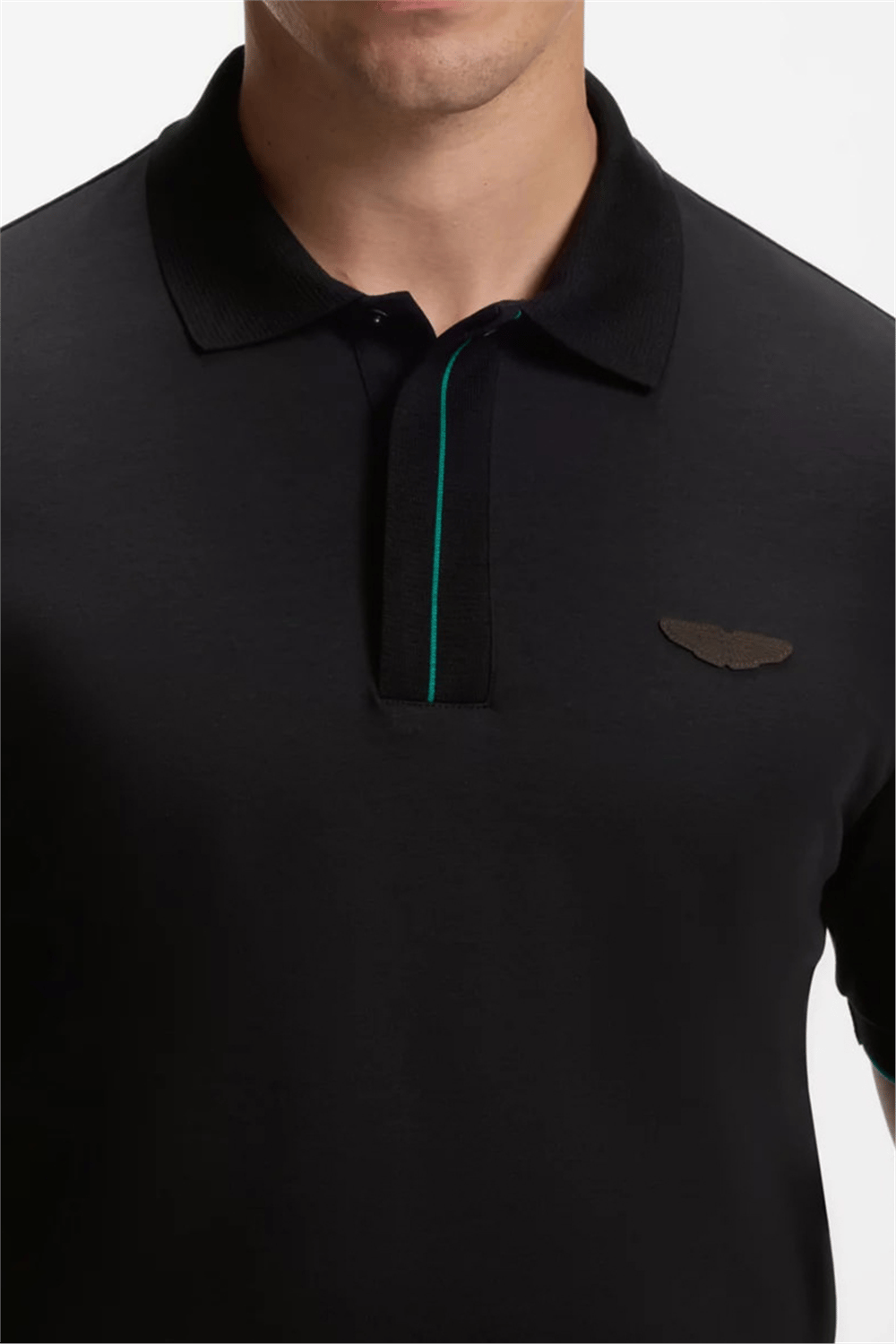 BOSS C Parlay 80 Am Erkek Polo Yaka T-Shirt Siyah