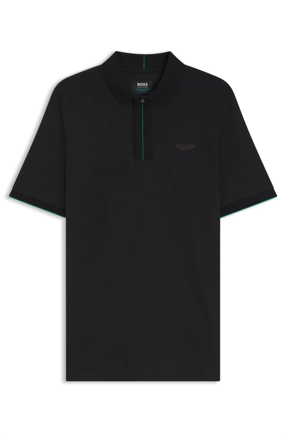 BOSS C Parlay 80 Am Erkek Polo Yaka T-Shirt Siyah