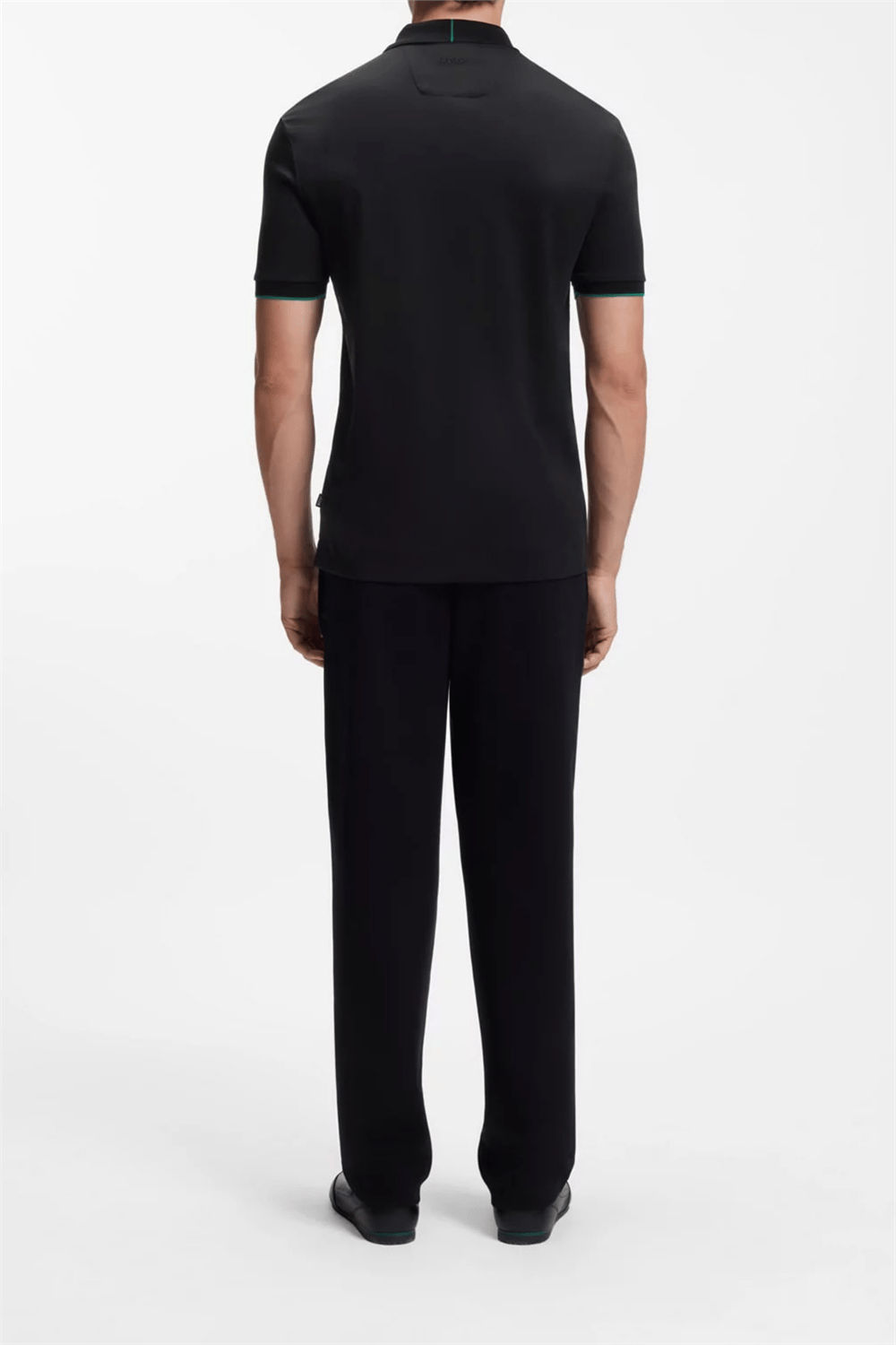 BOSS C Parlay 80 Am Erkek Polo Yaka T-Shirt Siyah