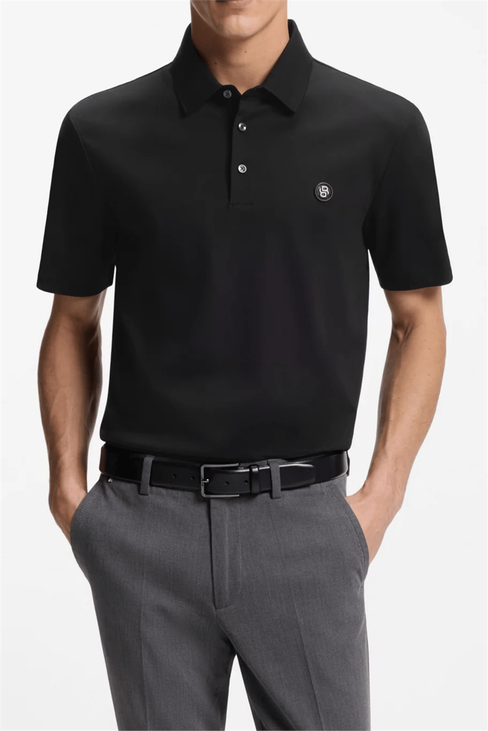 BOSS C Parris 01 Erkek Polo Yaka T-Shirt Siyah