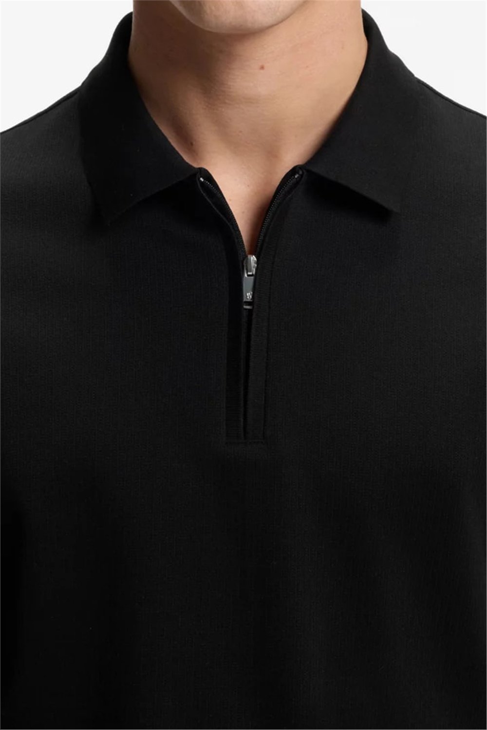 BOSS C Pei 90 Erkek Polo Yaka T-Shirt Siyah