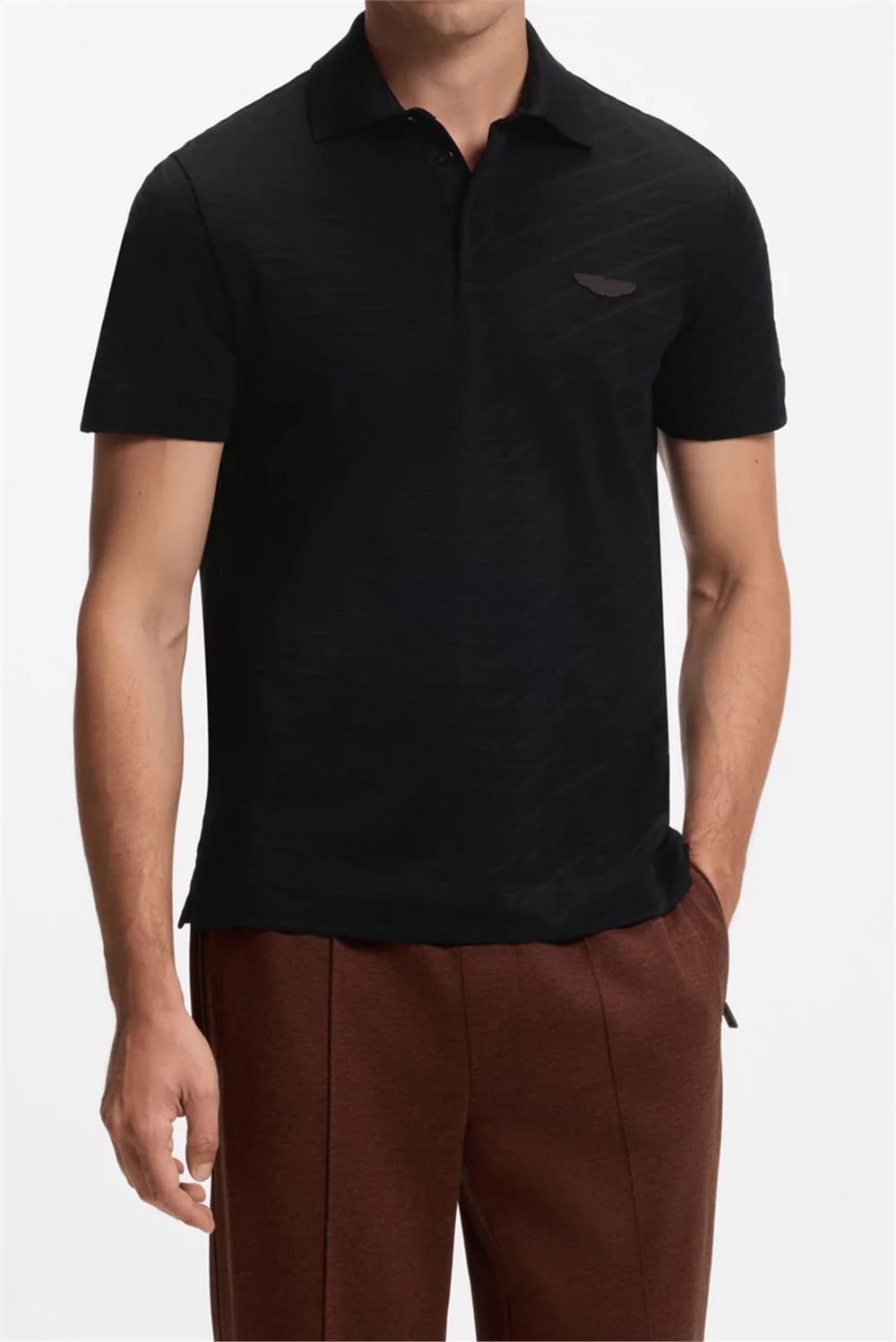 BOSS C Prout 180 Am Erkek Polo Yaka T-Shirt Siyah