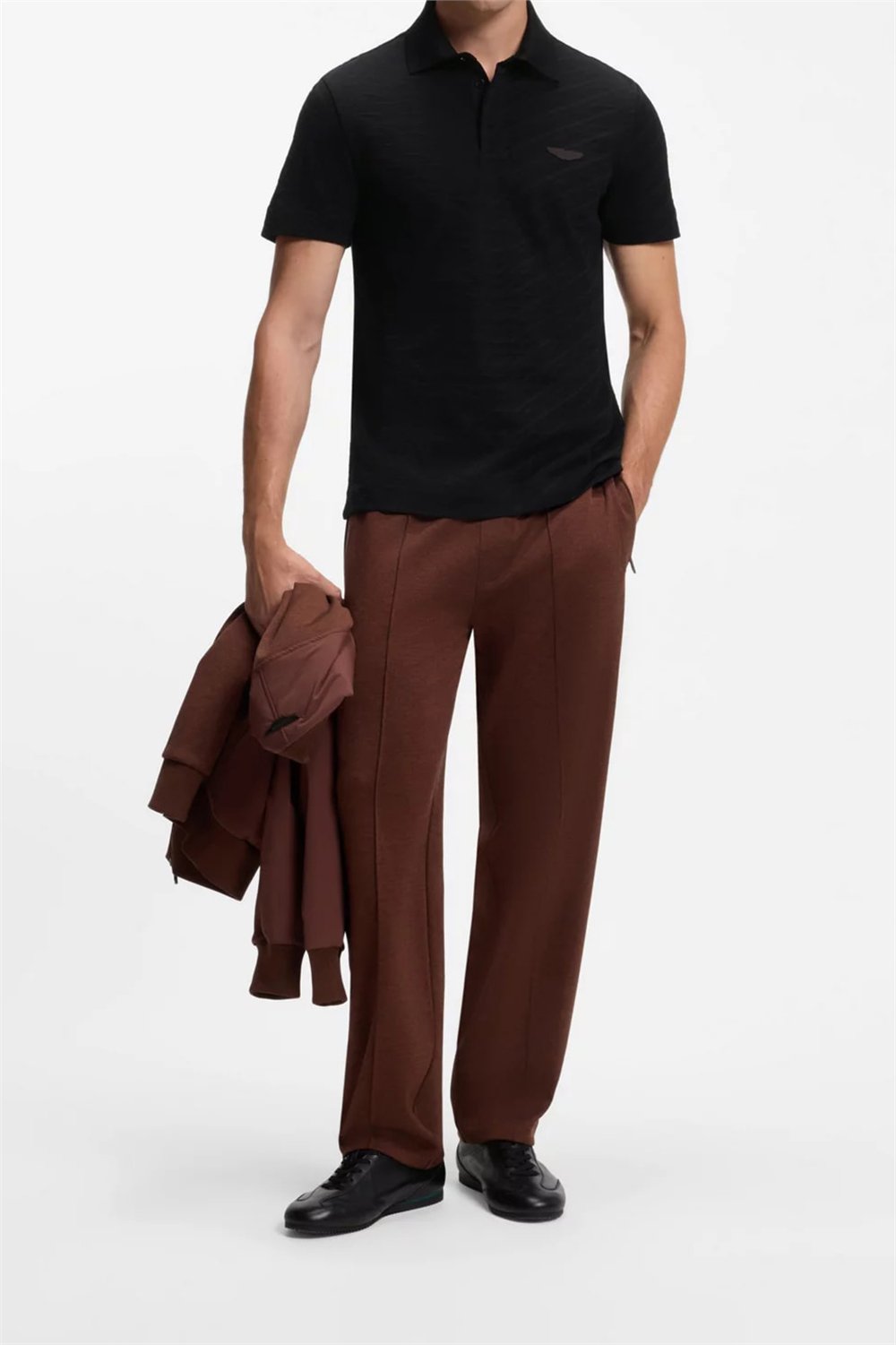 BOSS C Prout 180 Am Erkek Polo Yaka T-Shirt Siyah