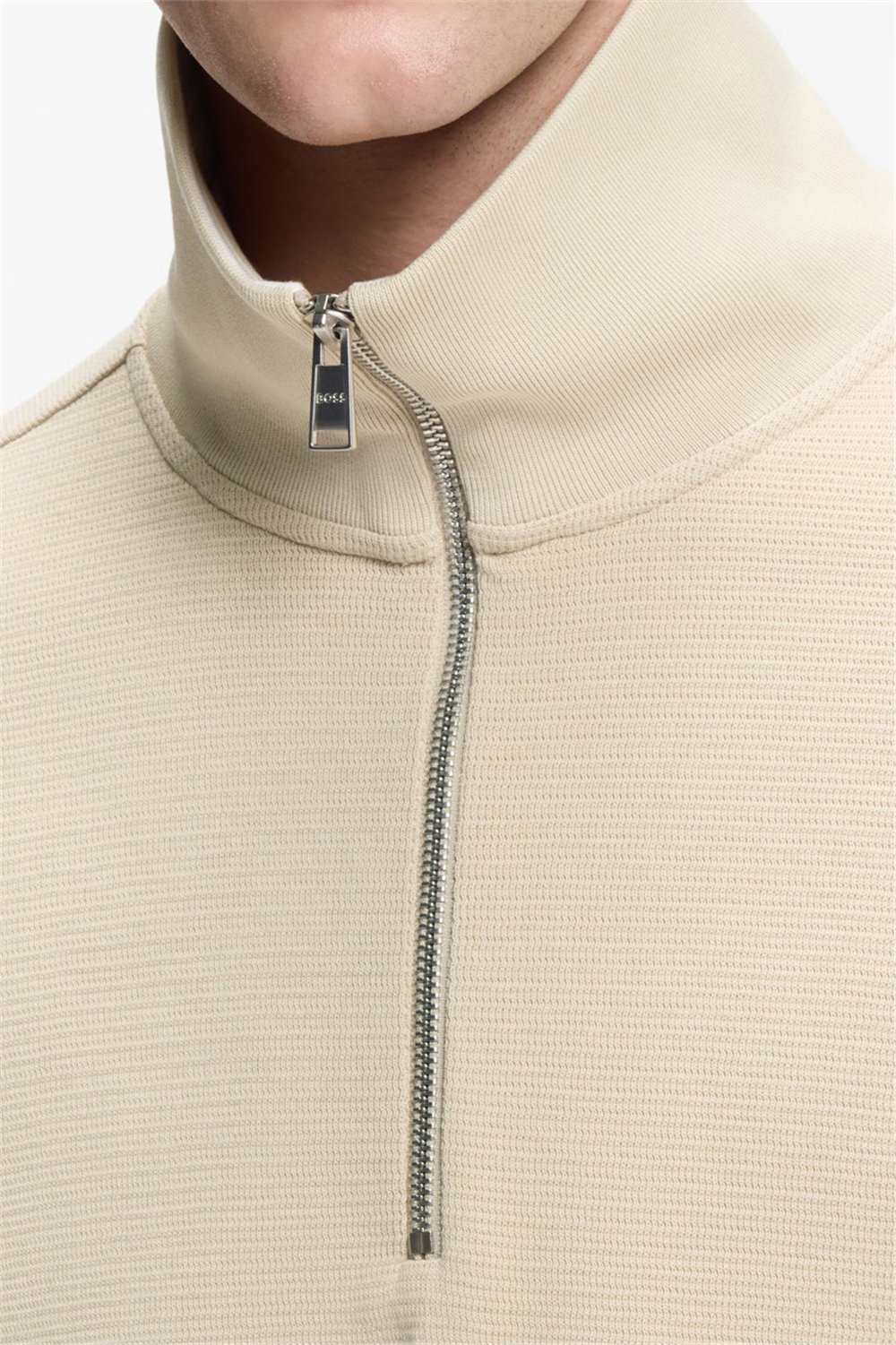 Boss C Seidler 47 Erkek Fermuarlı Sweatshirt