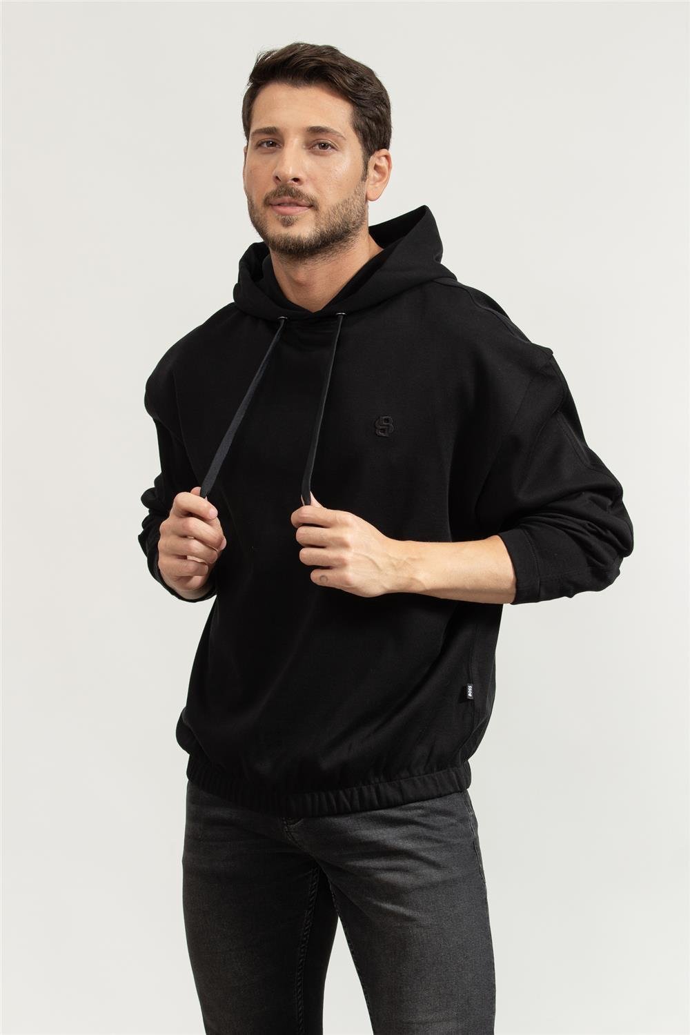 BOSS C-Stevens Erkek Kapüşonlu Sweatshirt