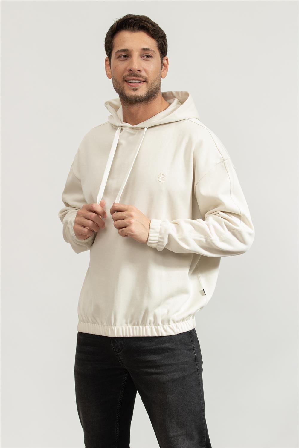 BOSS C-Stevens Erkek Kapüşonlu Sweatshirt