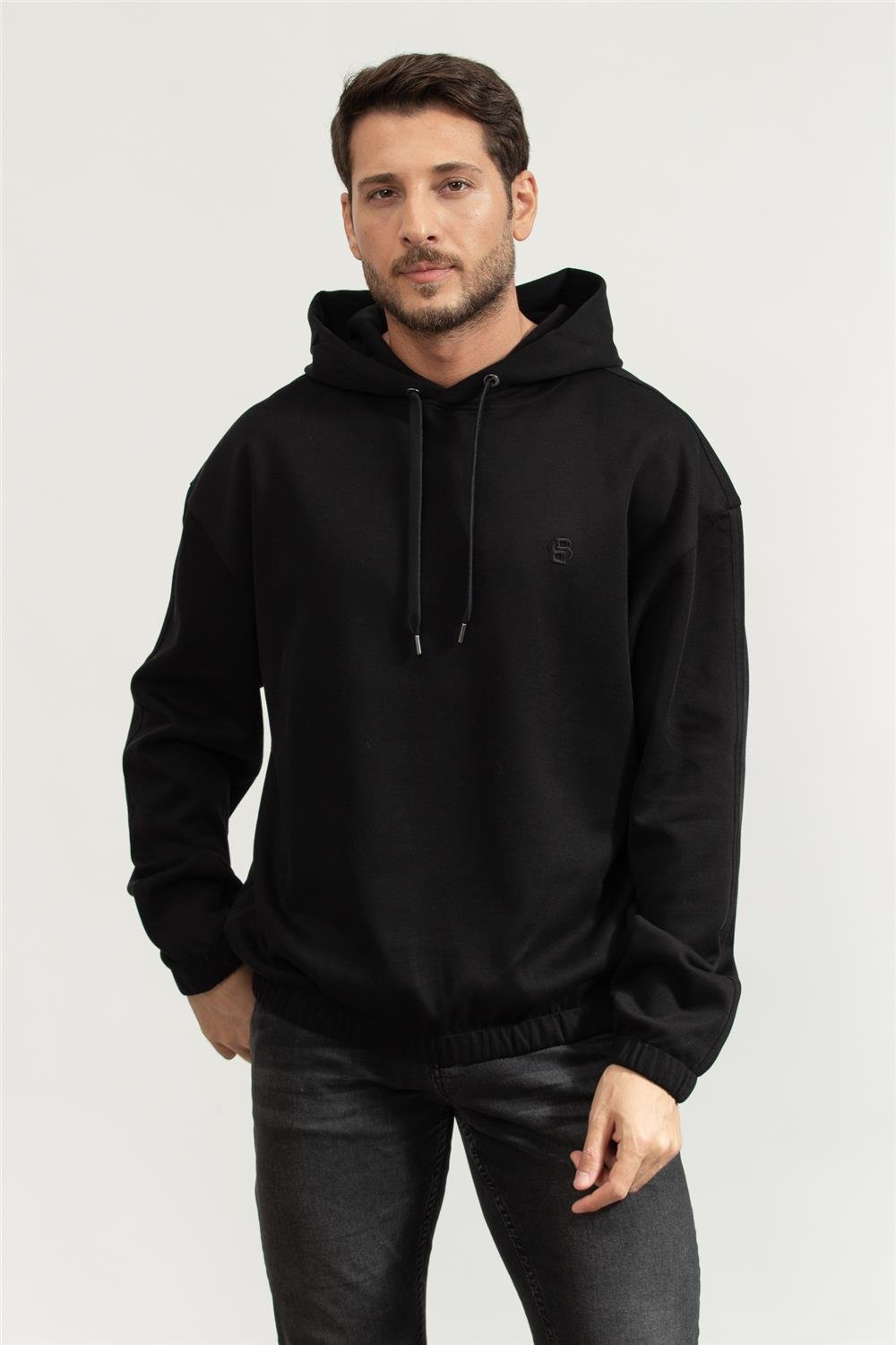 BOSS C-Stevens Erkek Kapüşonlu Sweatshirt