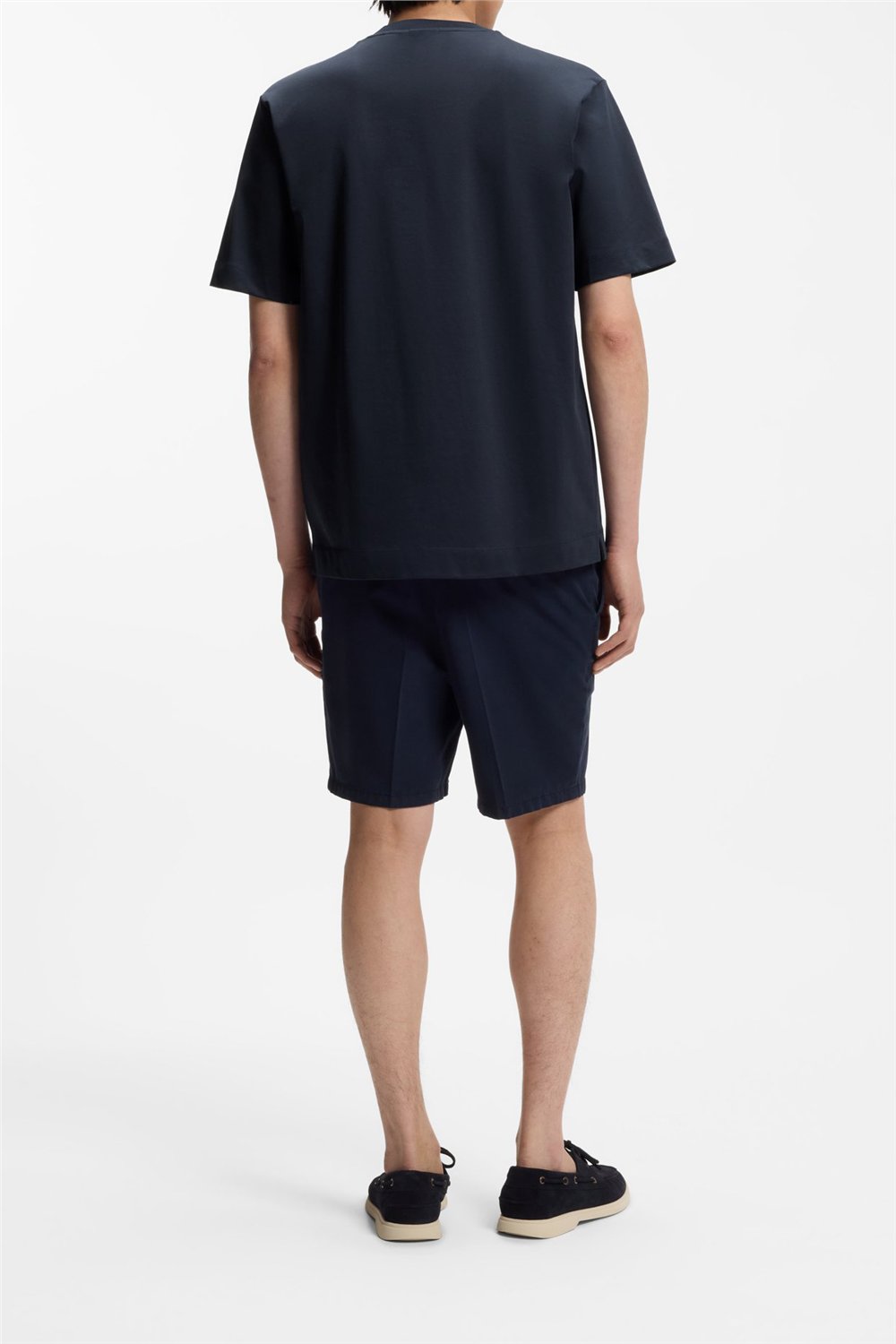 Boss C Tames 98 Erkek Bisiklet Yaka T-Shirt Mavi