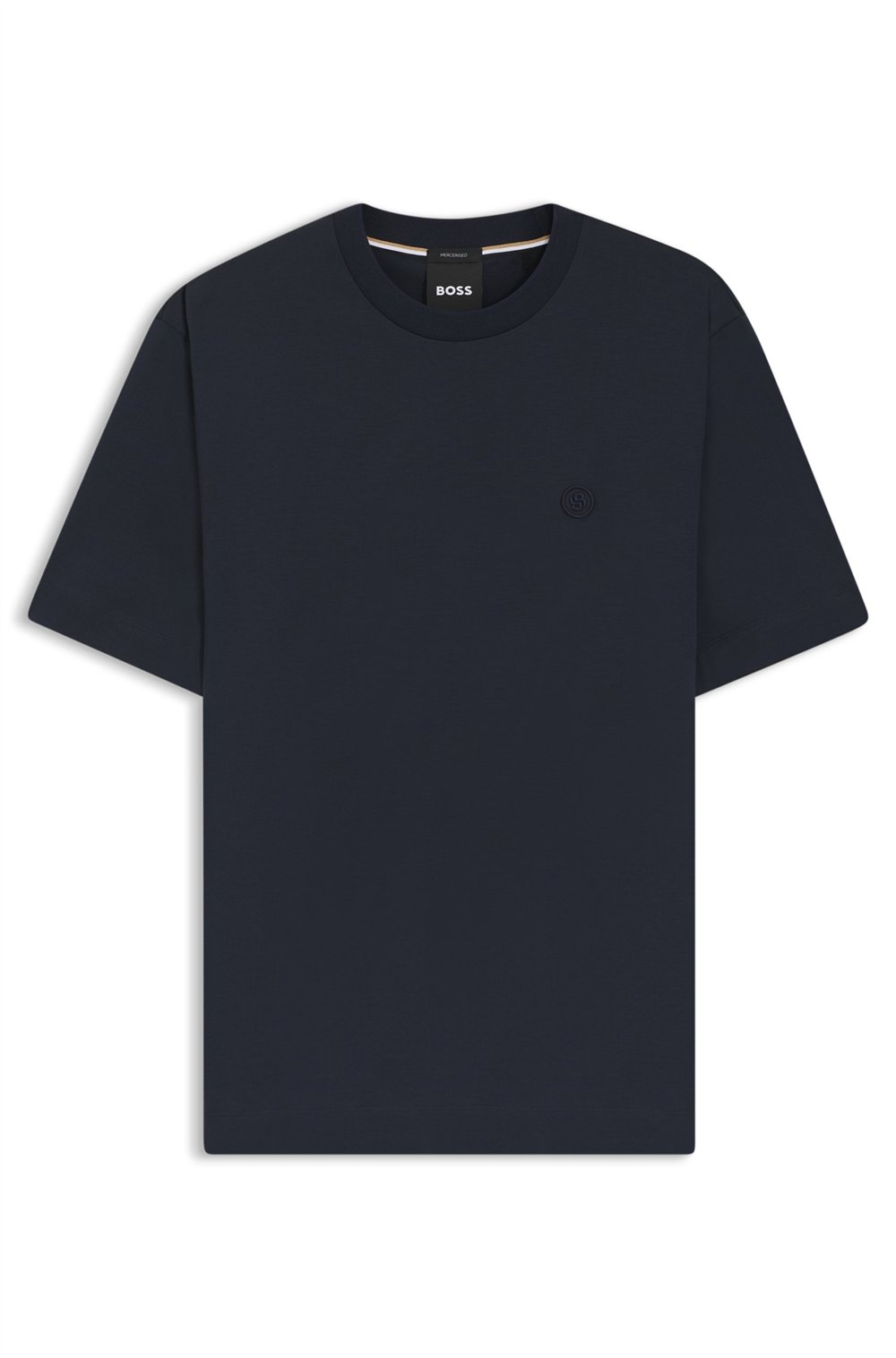 Boss C Tames 98 Erkek Bisiklet Yaka T-Shirt Mavi
