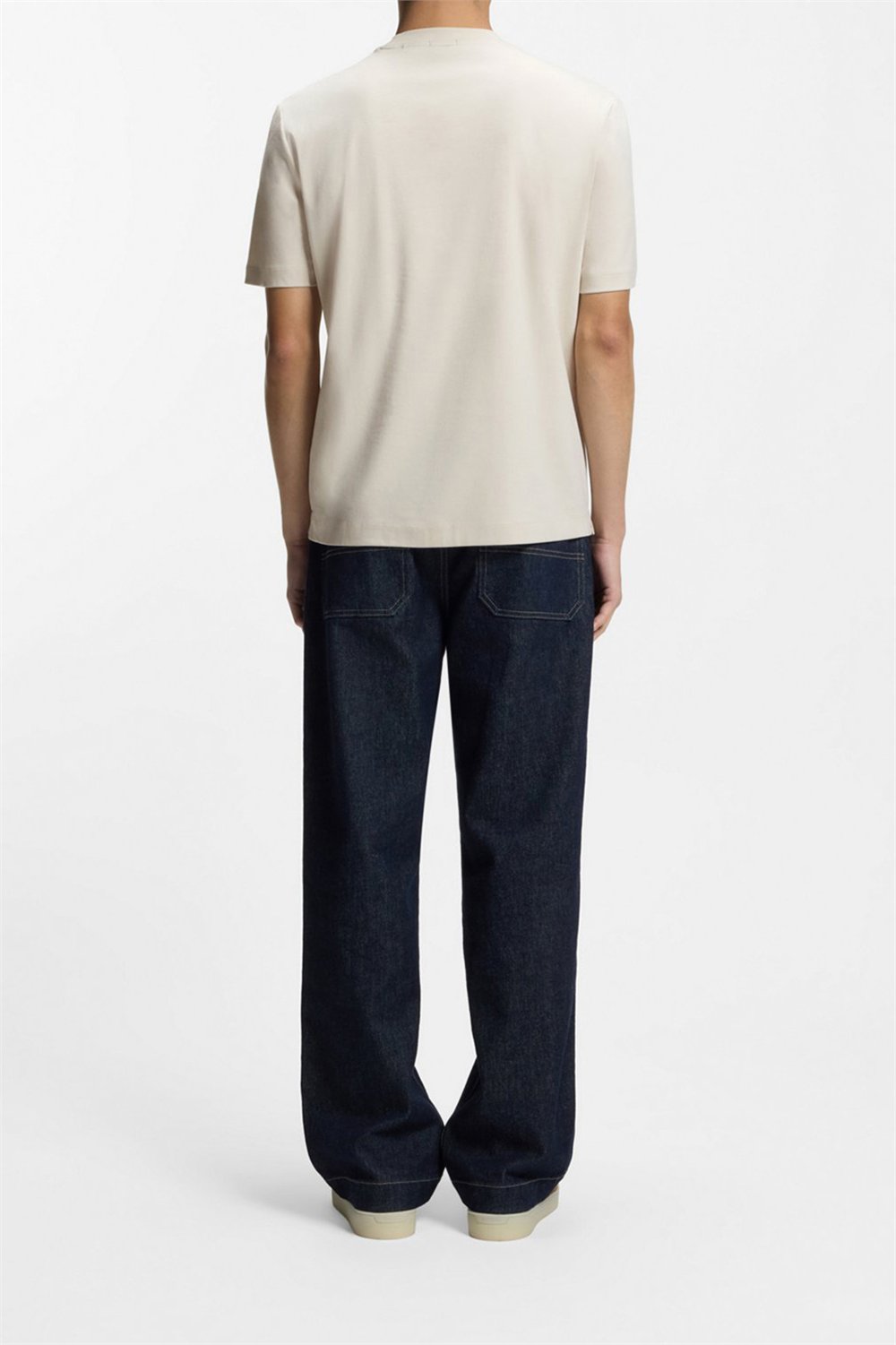 BOSS C Taut 01 Erkek Bisiklet Yaka T-Shirt