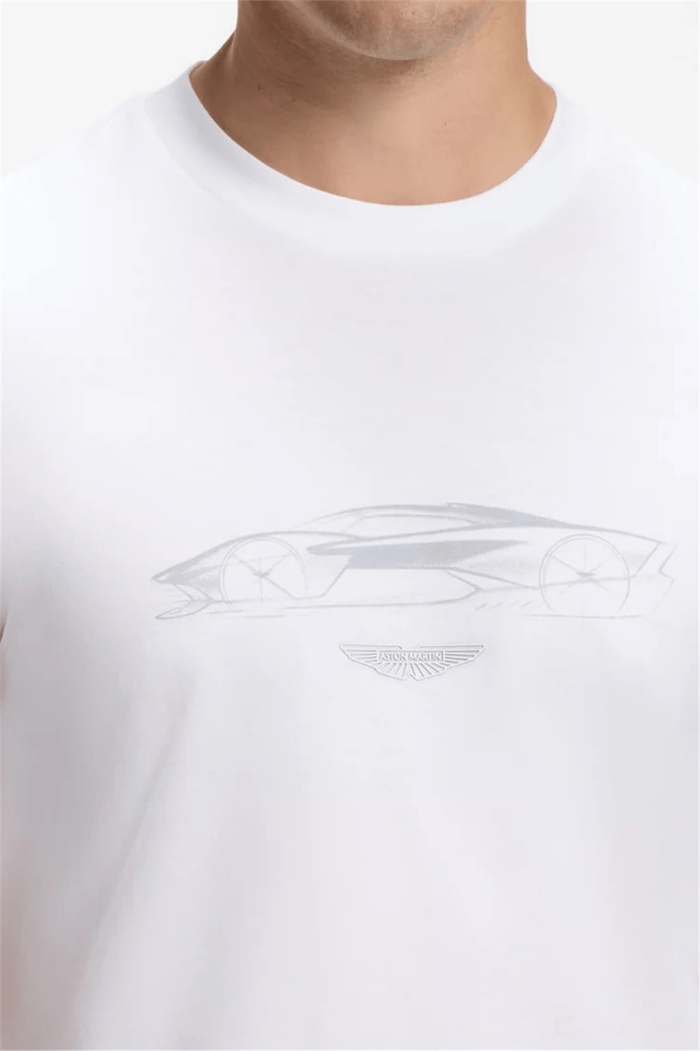 BOSS C Taut 181 Am Erkek Bisiklet Yaka T-Shirt Beyaz