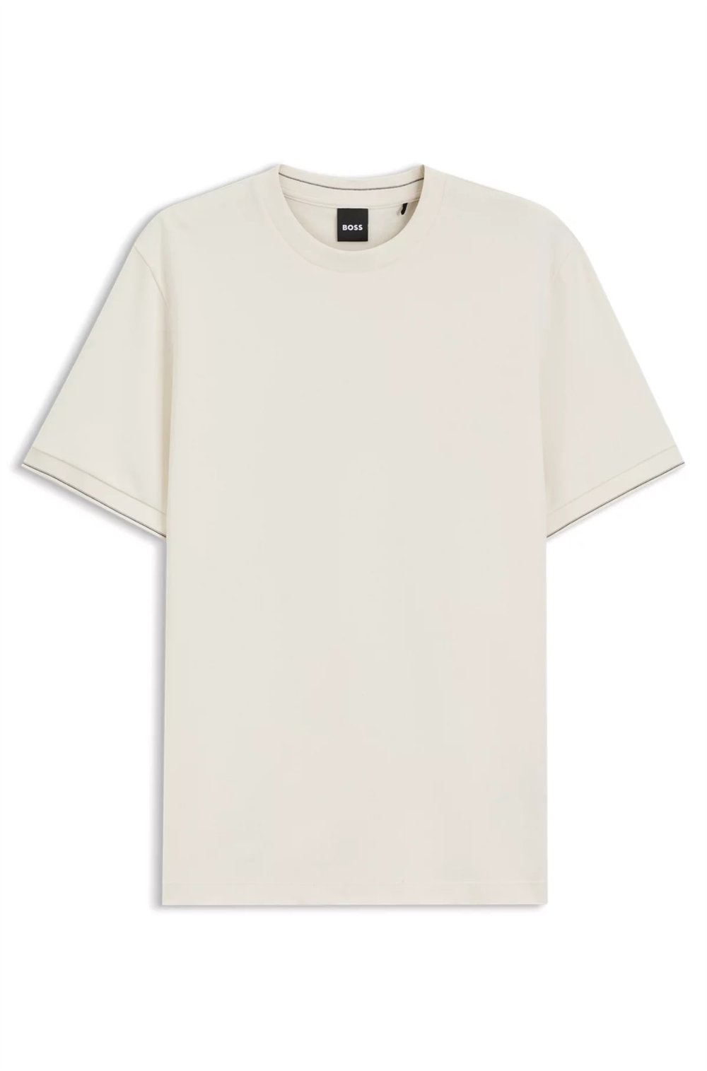 BOSS C Taut 90 Erkek Bisiklet Yaka T-Shirt Beyaz