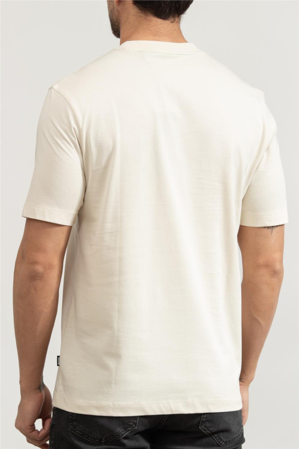 BOSS C-Taut Erkek Bisiklet Yaka T-Shirt