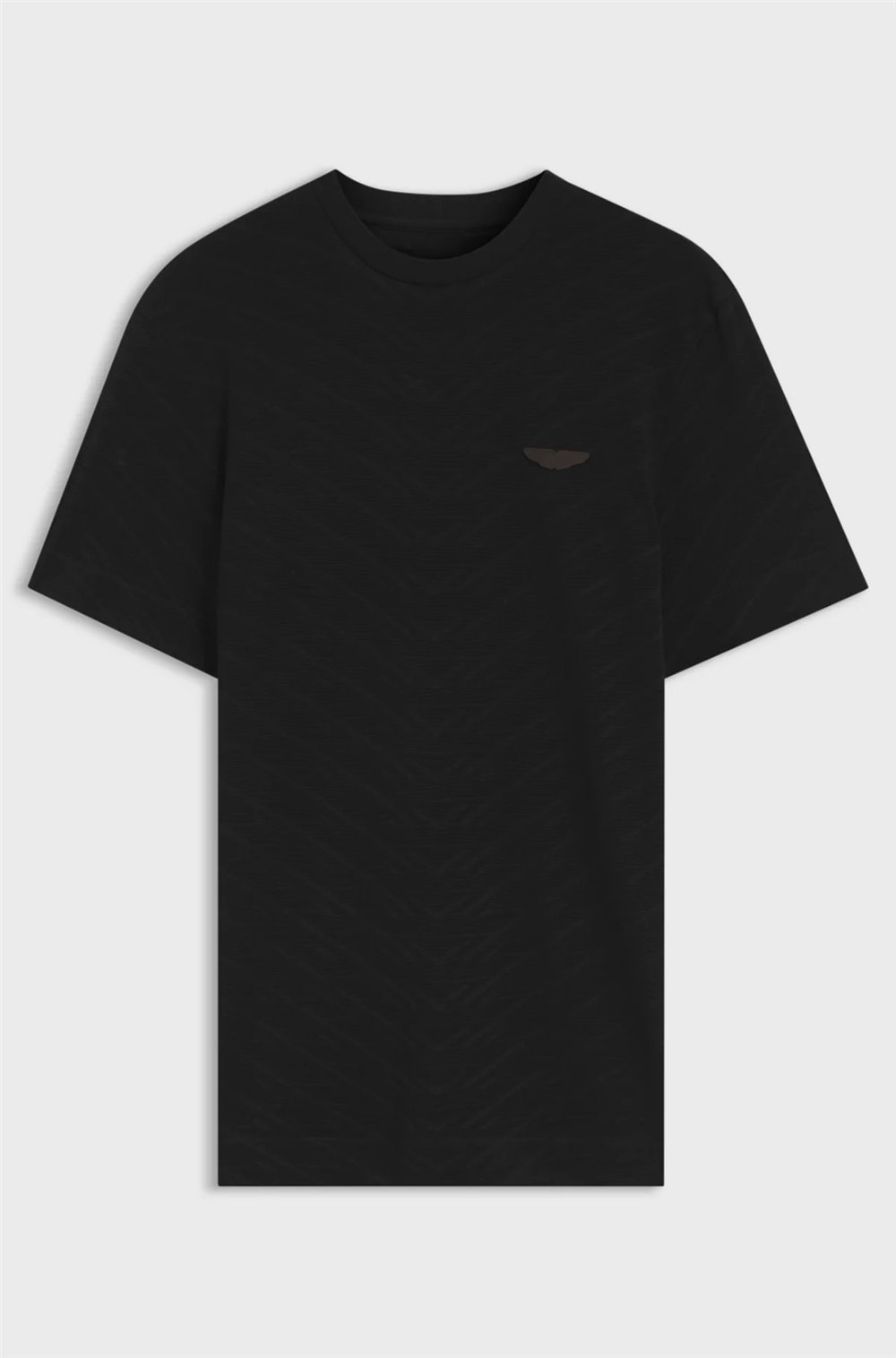 BOSS C Thompson 180 Am Erkek Bisiklet Yaka T-Shirt Siyah