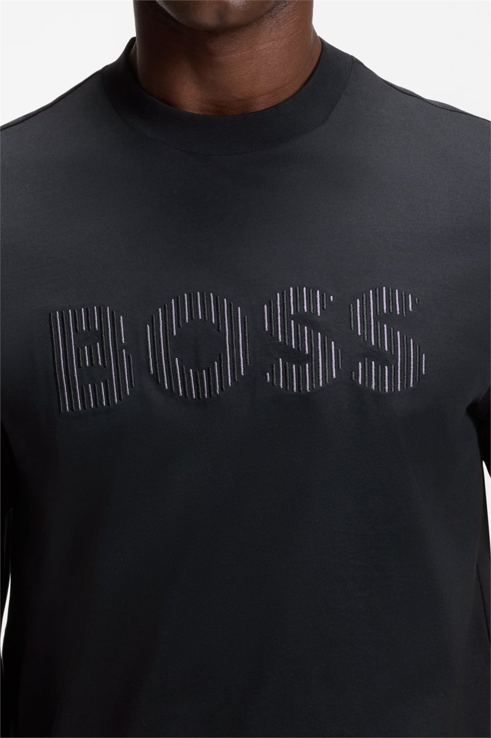 Boss C Thompson 41 Erkek Bisiklet Yaka T-Shirt Mavi
