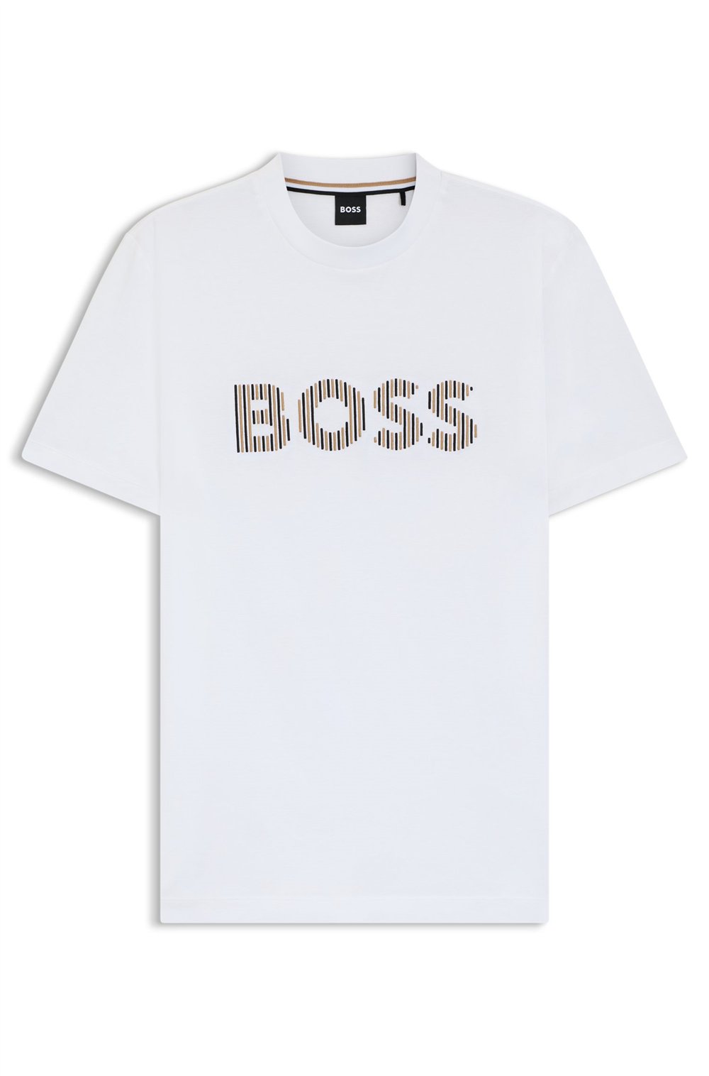 Boss C Thompson 41 Erkek Bisiklet Yaka T-Shirt Beyaz