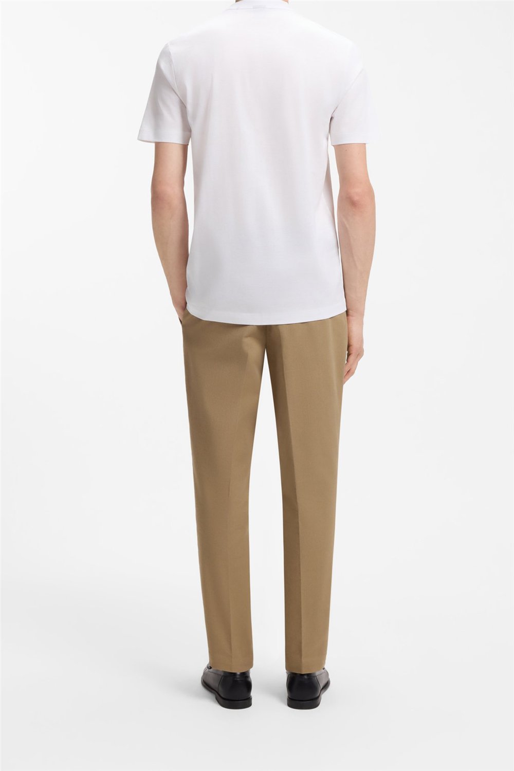 Boss C Thompson 41 Erkek Bisiklet Yaka T-Shirt Beyaz