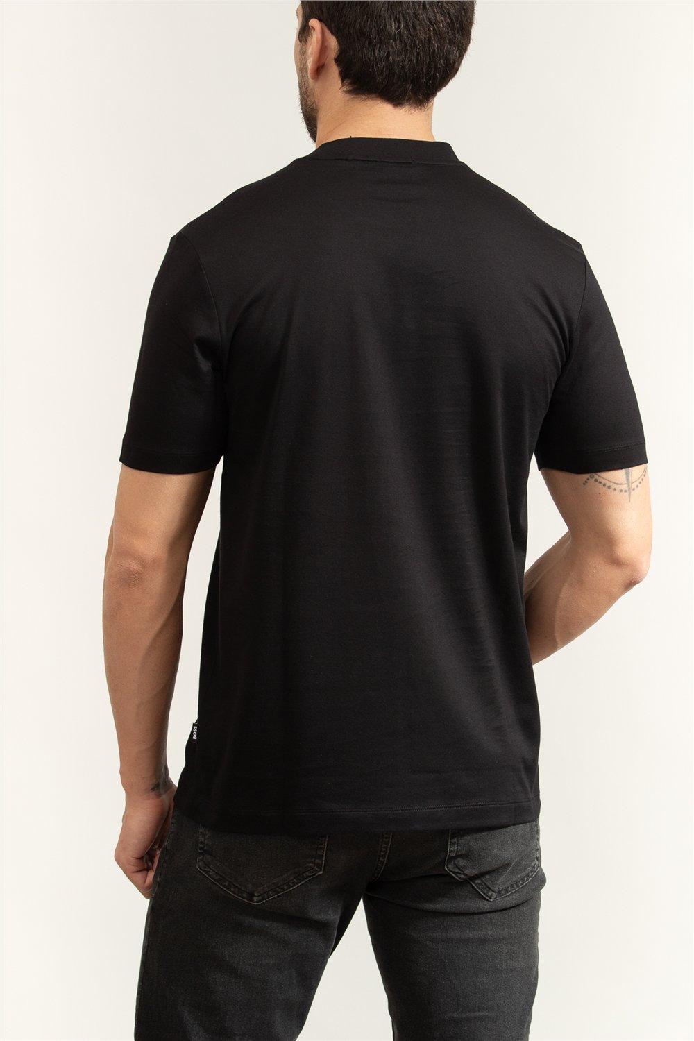 Boss C Thompson 41 Erkek Bisiklet Yaka T-Shirt Siyah