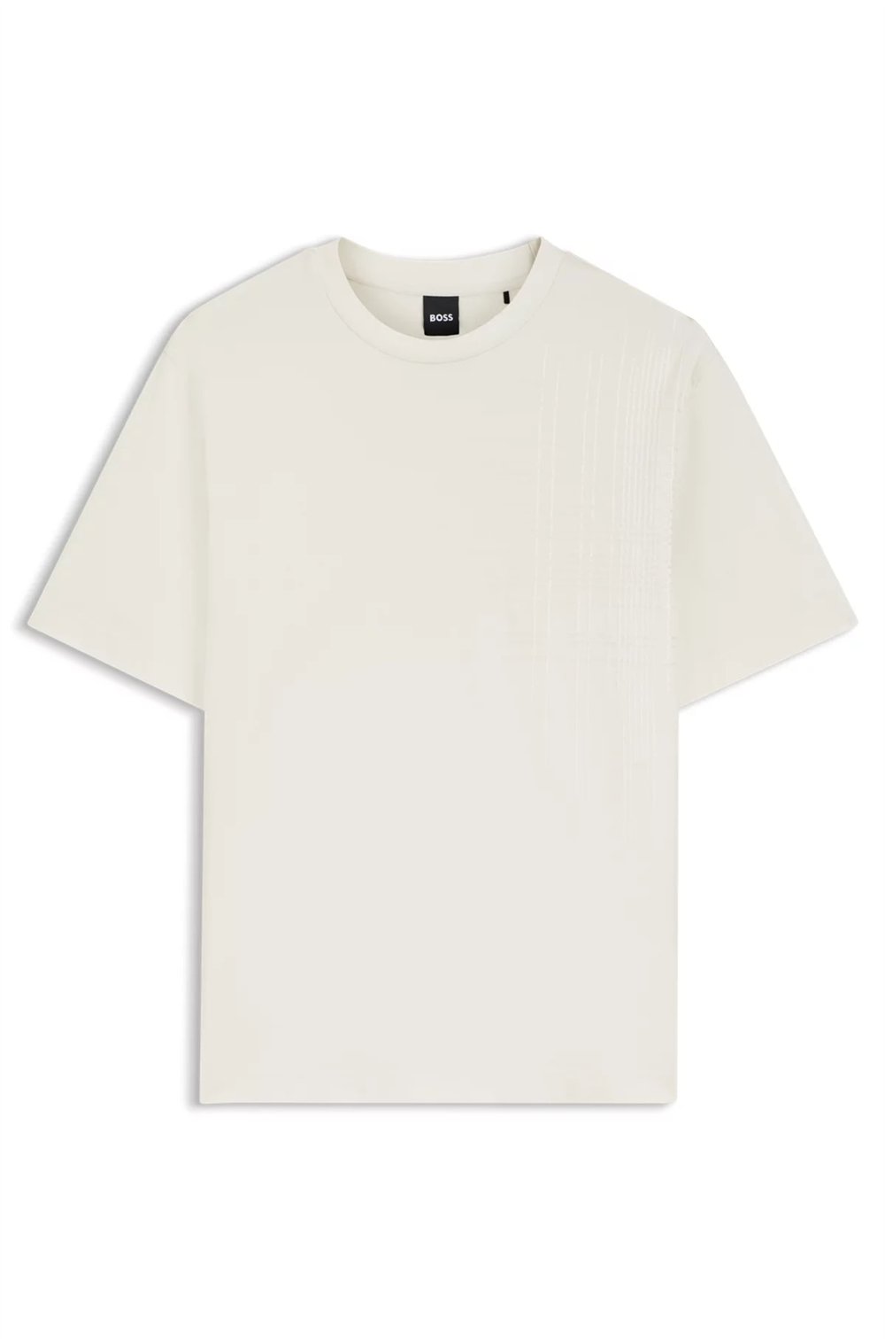 BOSS C Tigerman 49 Erkek Bisiklet Yaka T-Shirt Beyaz