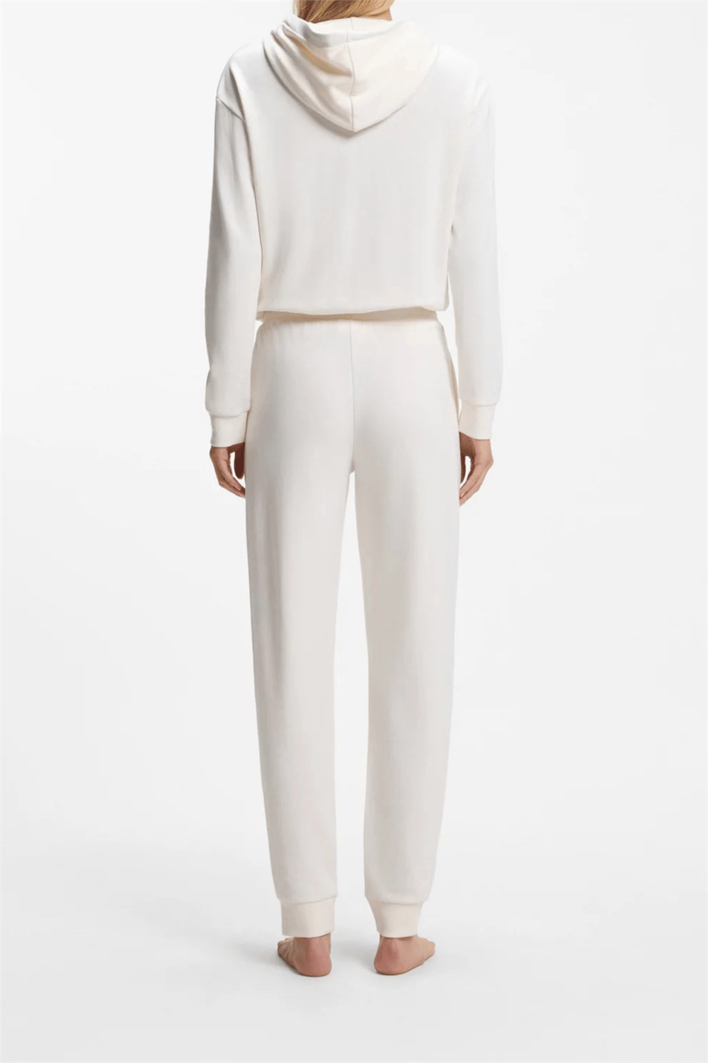 Boss CP Stripe Pants Cuff Kadın Eşofman Altı Beyaz
