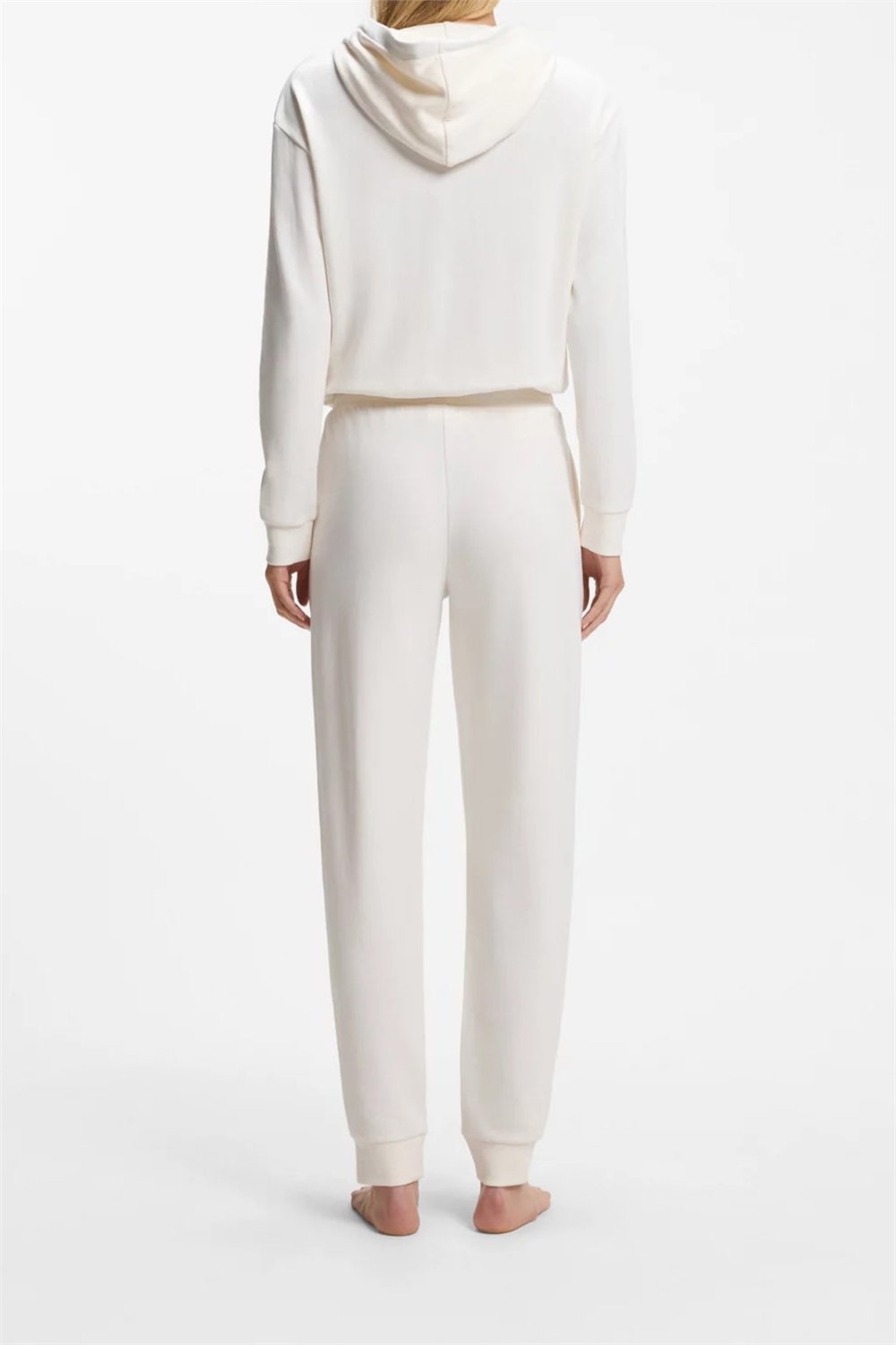 Boss CP Stripe Pants Cuff Kadın Eşofman Altı Beyaz